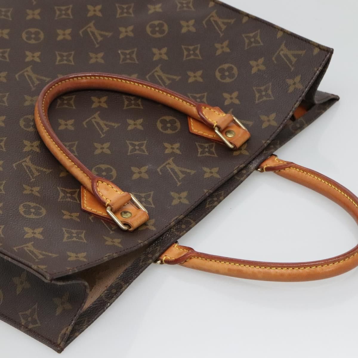 Louis Vuitton LOUIS VUITTON Monogram Sac Plat Hand Bag M51140 Size ONE SIZE - 6 Thumbnail