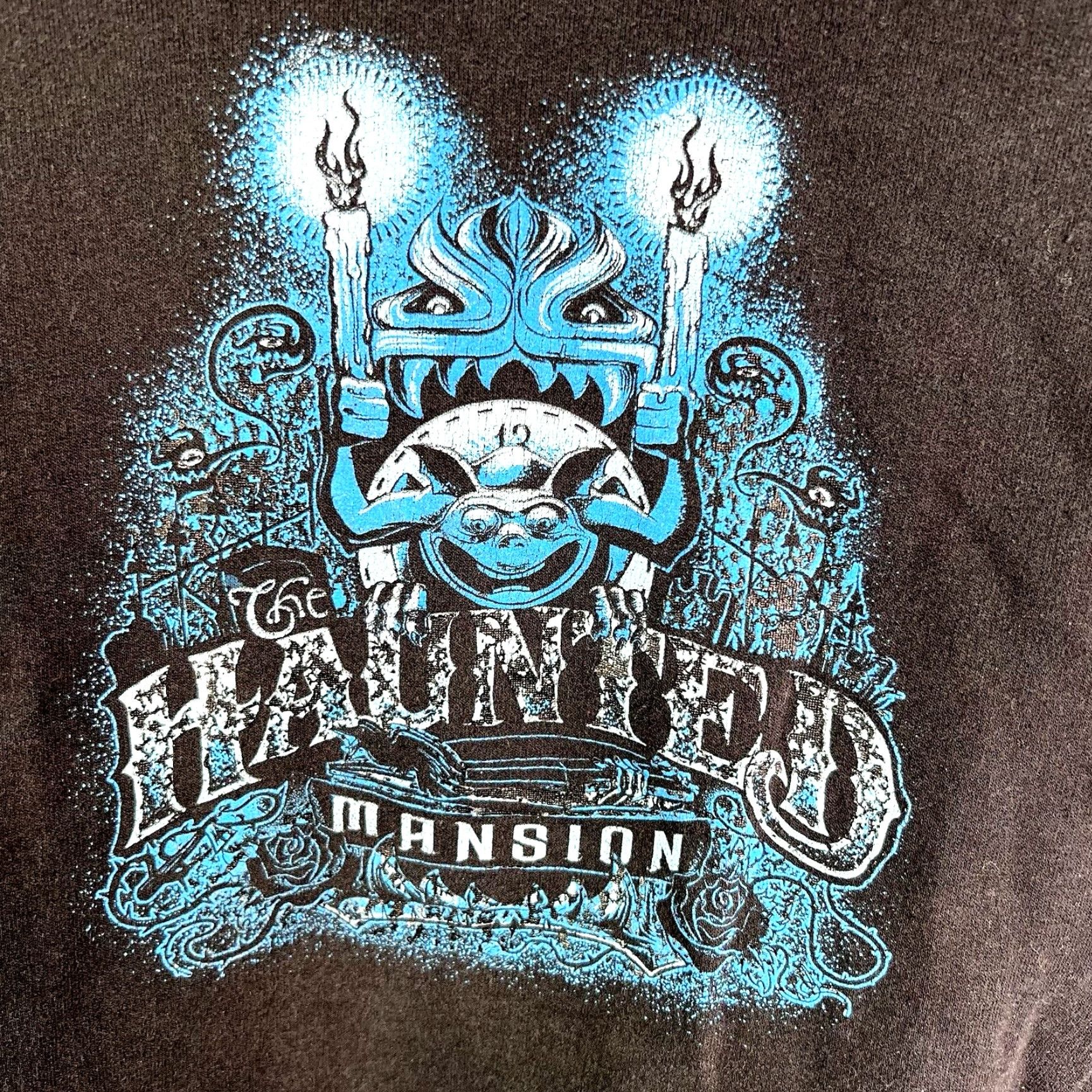 Disney Disney Haunted Mansion Gargoyle Hoodie Sweatshirt Mens XL Black Size US XL / EU 56 / 4 - 2 Thumbnail