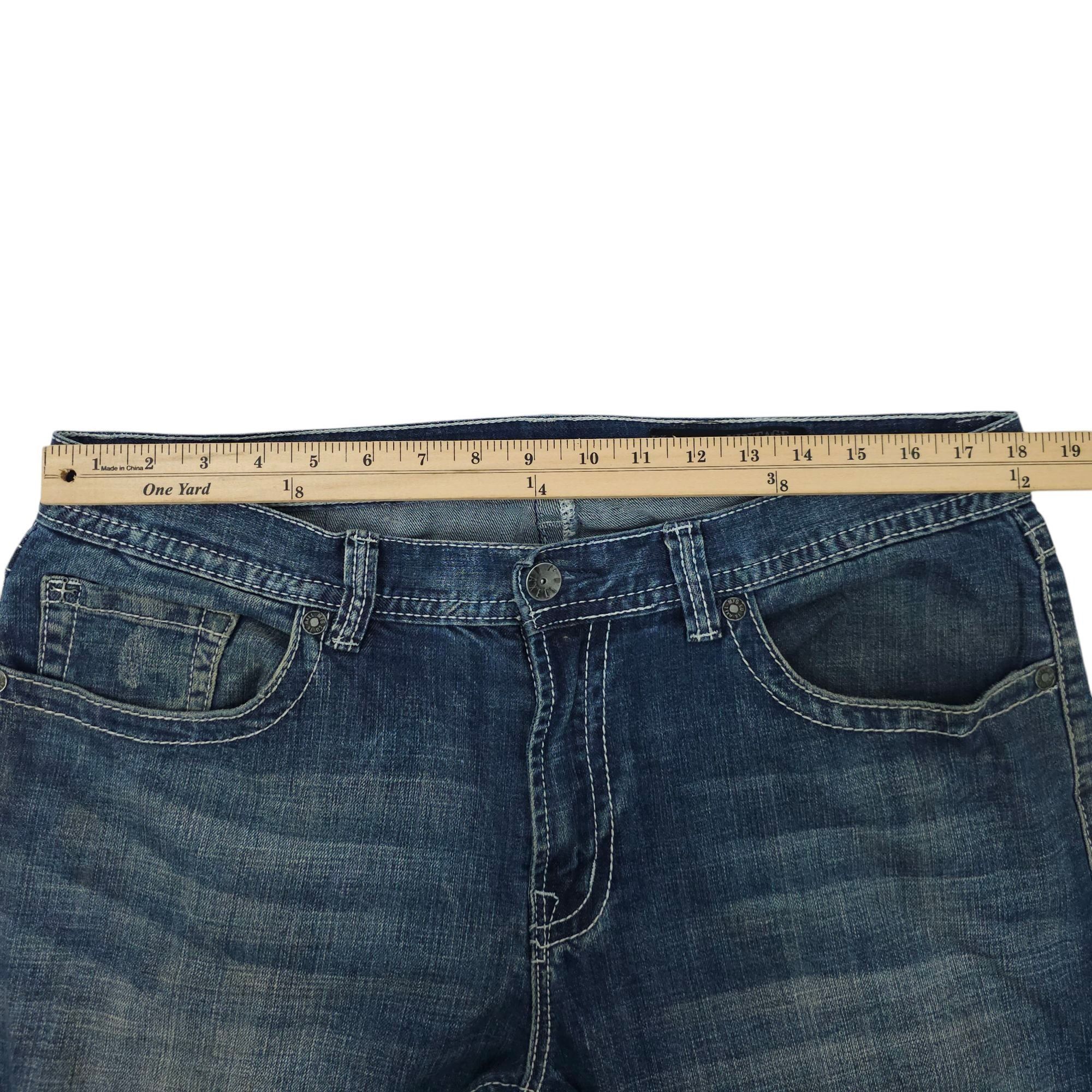 Other T K Axel Vintage Boot Cut Jeans Mens 36 x 30 Distressed Size US 36 / EU 52 - 3 Thumbnail