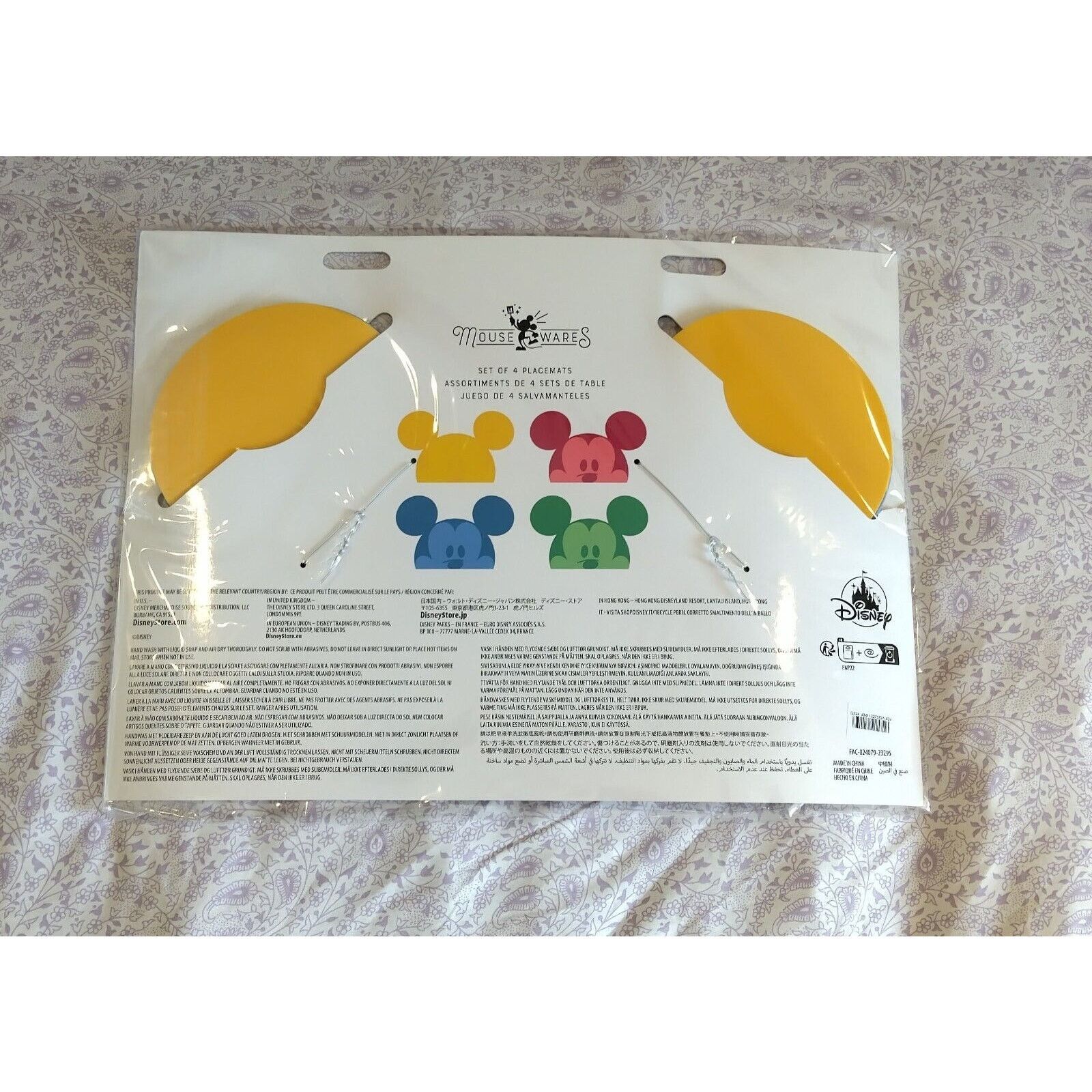 Disney Disney Parks Mousewares - Mickey Head Placemat Set of 4 NEW! Size ONE SIZE - 2 Thumbnail