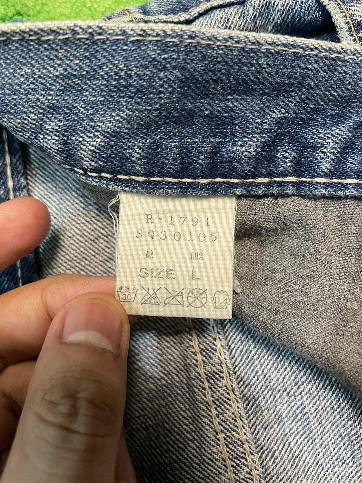 If Six Was Nine RNA Punk Skull Distressed Denim Size US 32 / EU 48 - 10 Thumbnail