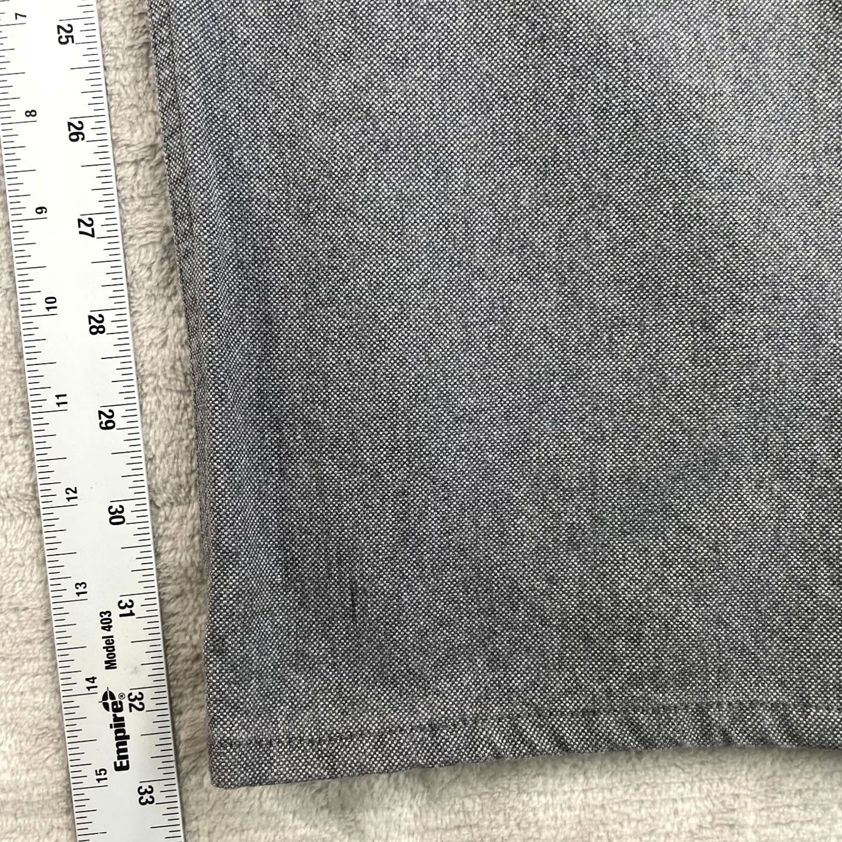 Theory THEORY Haydin Jeans Men 34x33 Grey Five Pocket Button Fly Designer Slim Straight Denim pants Size US 34 / EU 50 - 5 Thumbnail