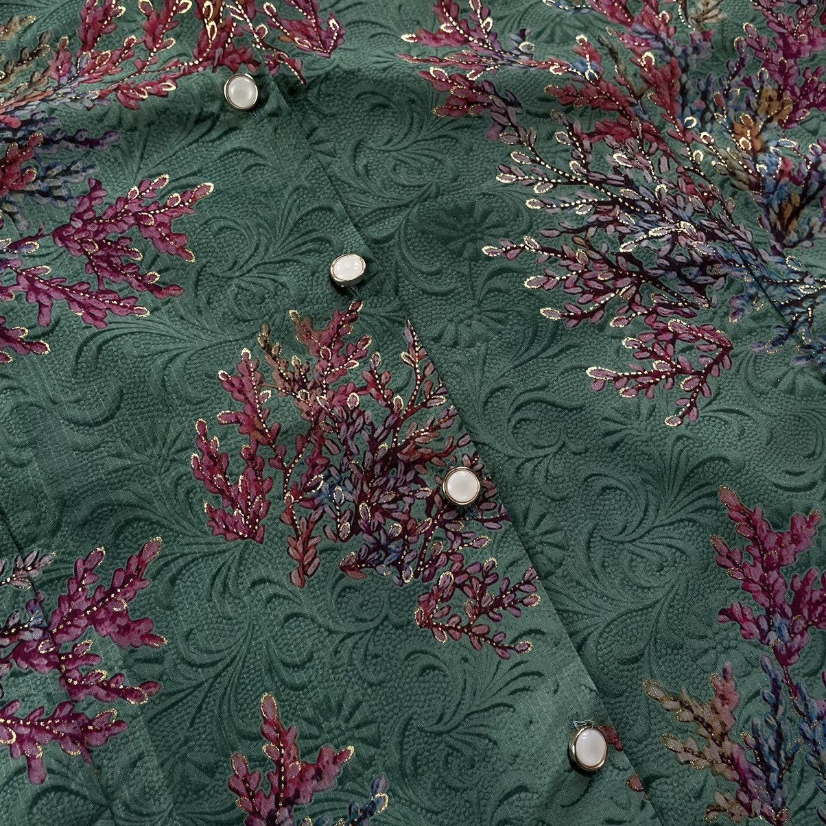 Seditionaries × semanticdesign Japanese OPV Floral Silky Shirt Size US M / EU 48-50 / 2 - 3 Thumbnail