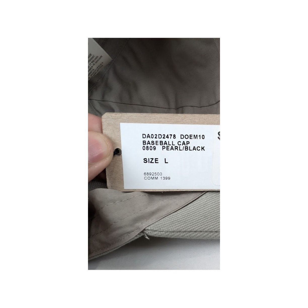 Rick Owens o1rshd1 Size: L / Baseball Cap / Hat in Pearl/Black Size ONE SIZE - 16 Thumbnail