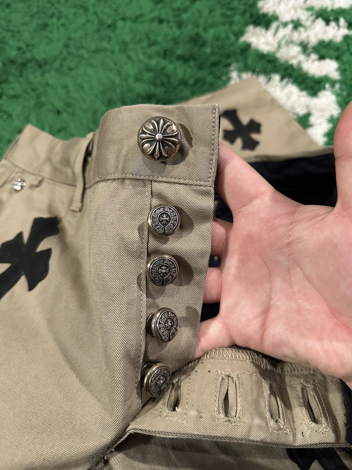 Chrome Hearts Chrome Hearts 40 Patch Tan Chino Pants Size US 34 / EU 50 - 11 Thumbnail