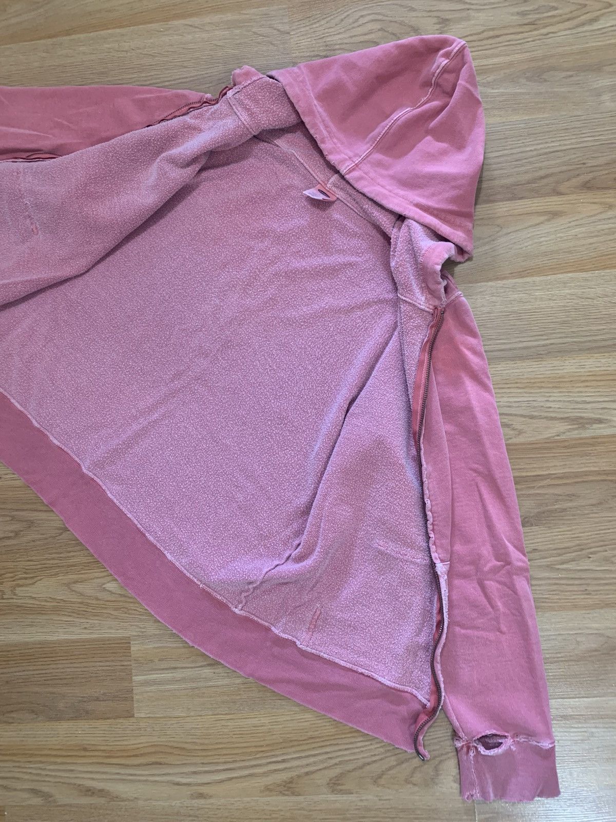 Old Navy Sz L- Vtg Old Navy Garment Dyed Hoodie Faded Distressed Y2K Size L / US 10 / IT 46 - 22 Thumbnail