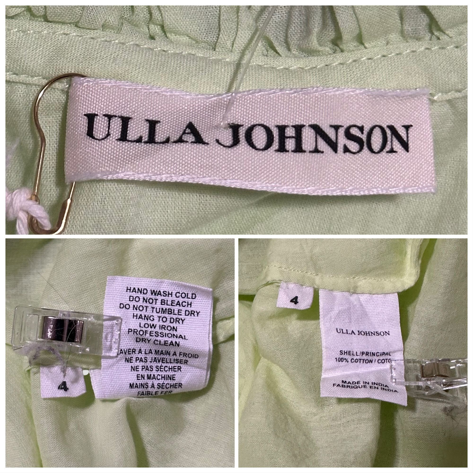 Ulla Johnson Ulla Johnson Julietta Broderie Anglaise Cotton Midi Dress, 4 Size S / US 4 / IT 40 - 3 Thumbnail