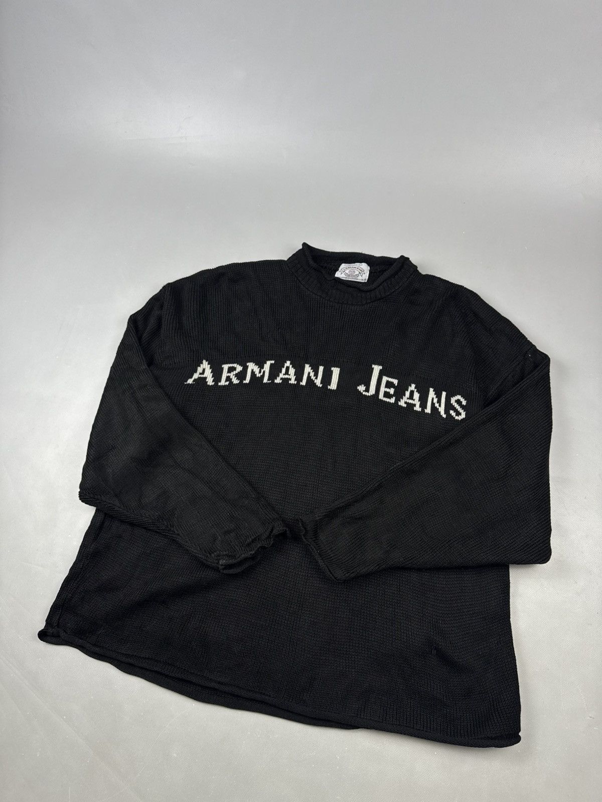 Armani Armani jersey black vintage size L men Size US L / EU 52-54 / 3 - 1 Thumbnail