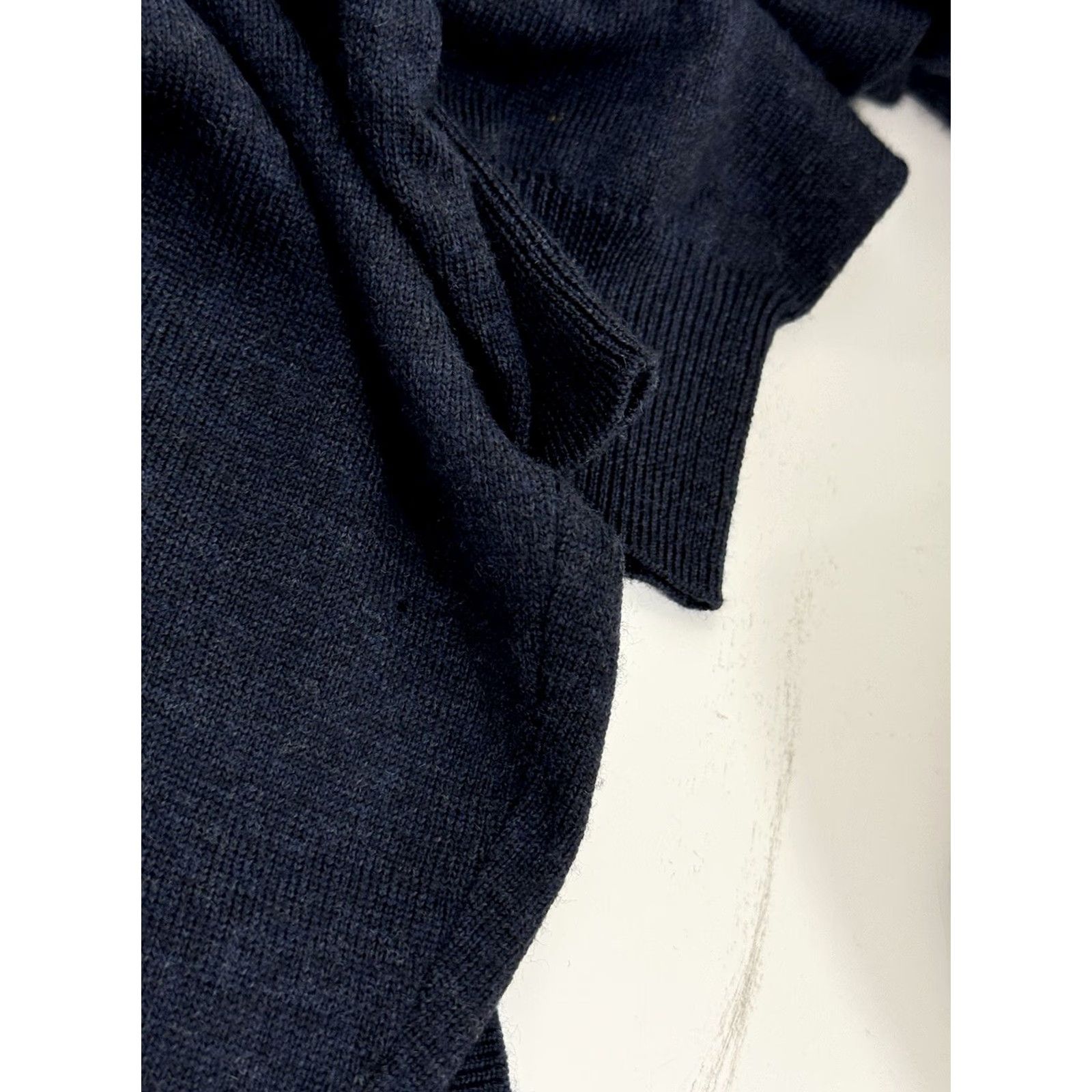 Peter Millar PETER MILLAR Sweater Collared L Blue Silk Wool Cashmere / Silk / Wool Knit Pullover - SMALL FLAW Mens L Size US L / EU 52-54 / 3 - 4 Thumbnail