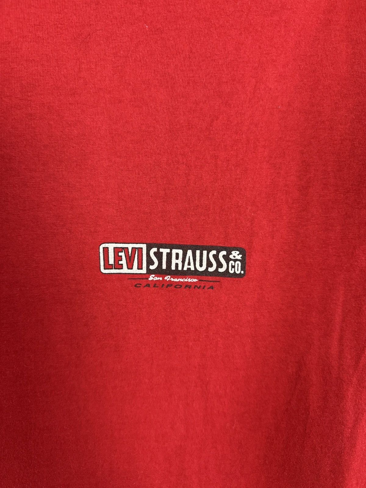 Levi's Rare Levis Vintage T-Shirt 1993 LeviStrauss 90s USA Size XL Size US XL / EU 56 / 4 - 7 Thumbnail