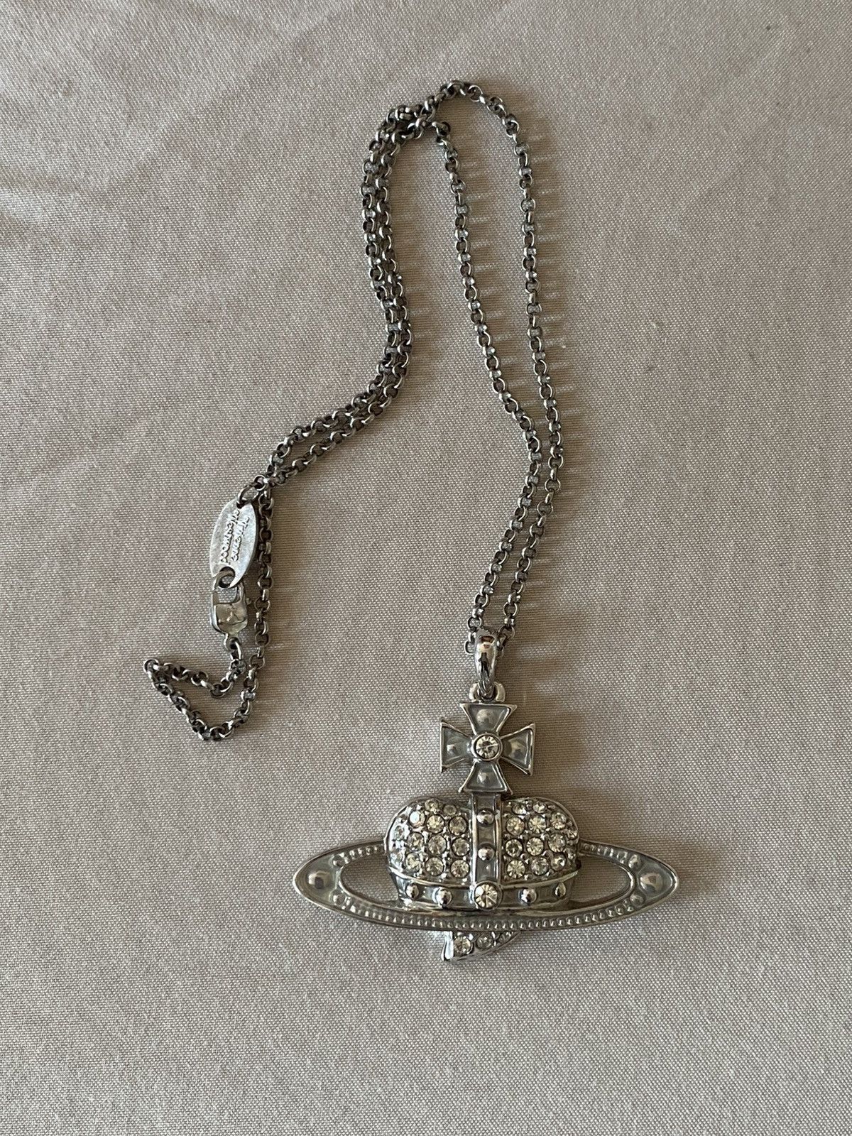 Vivienne Westwood Giant Crystal Heart Orb Necklace Size ONE SIZE - 3 Thumbnail
