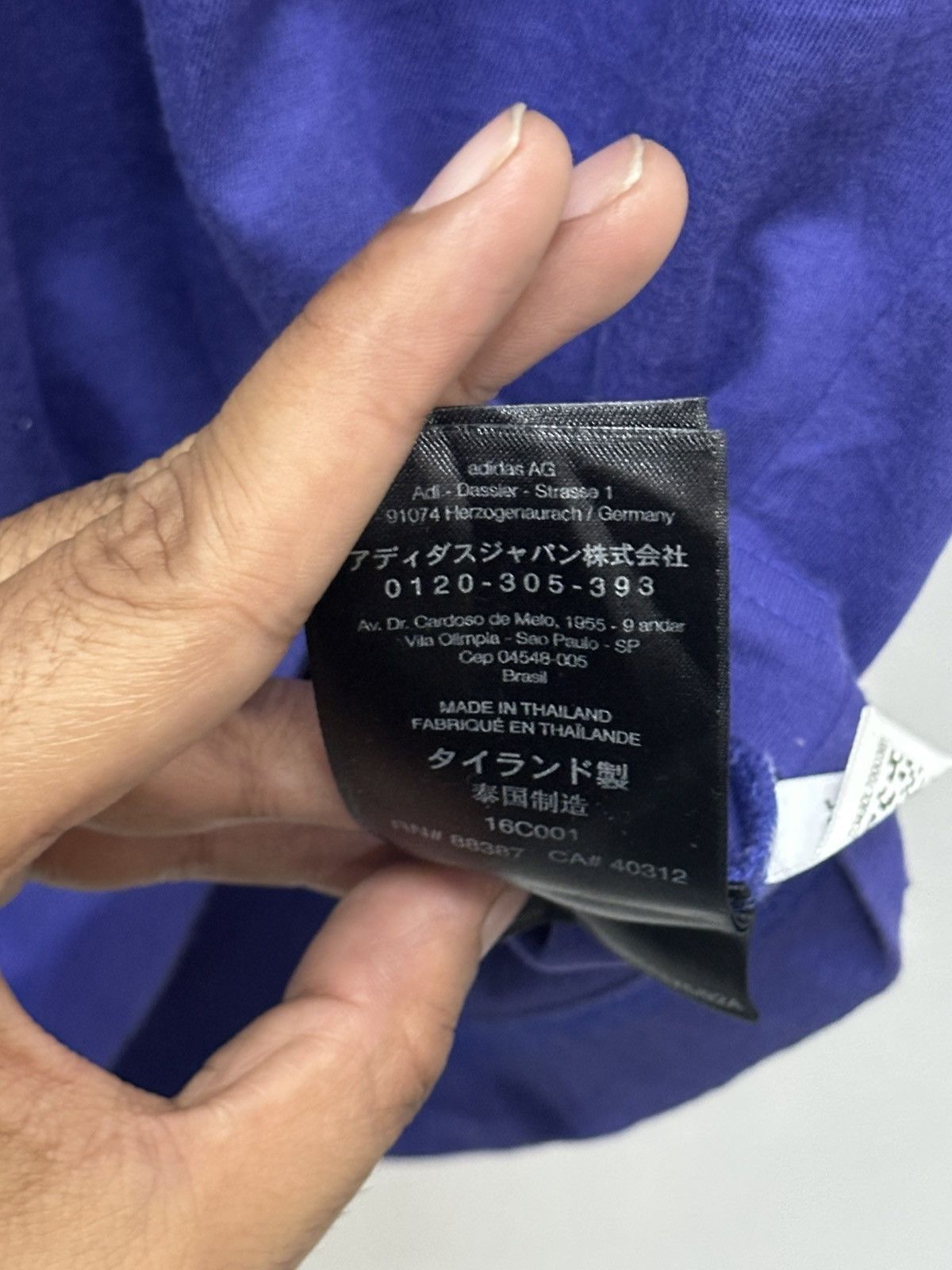 Y-3 AW13 Y-3 Yohji Yamamoto Purple T-shirt Size US M / EU 48-50 / 2 - 11 Thumbnail