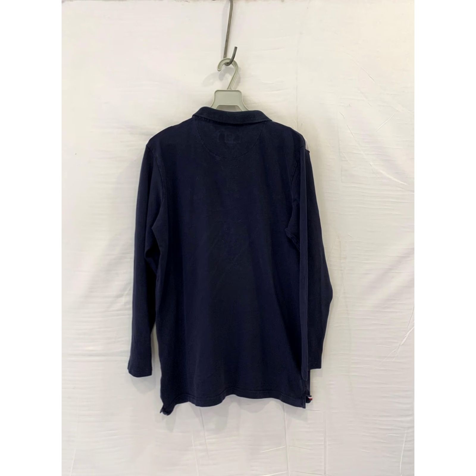 Ralph Lauren Polo Ralph Lauren Long Sleeve Polo Shirt Men's L Navy Blue Sash Crest VI 6 #223 Size US L / EU 52-54 / 3 - 2 Thumbnail