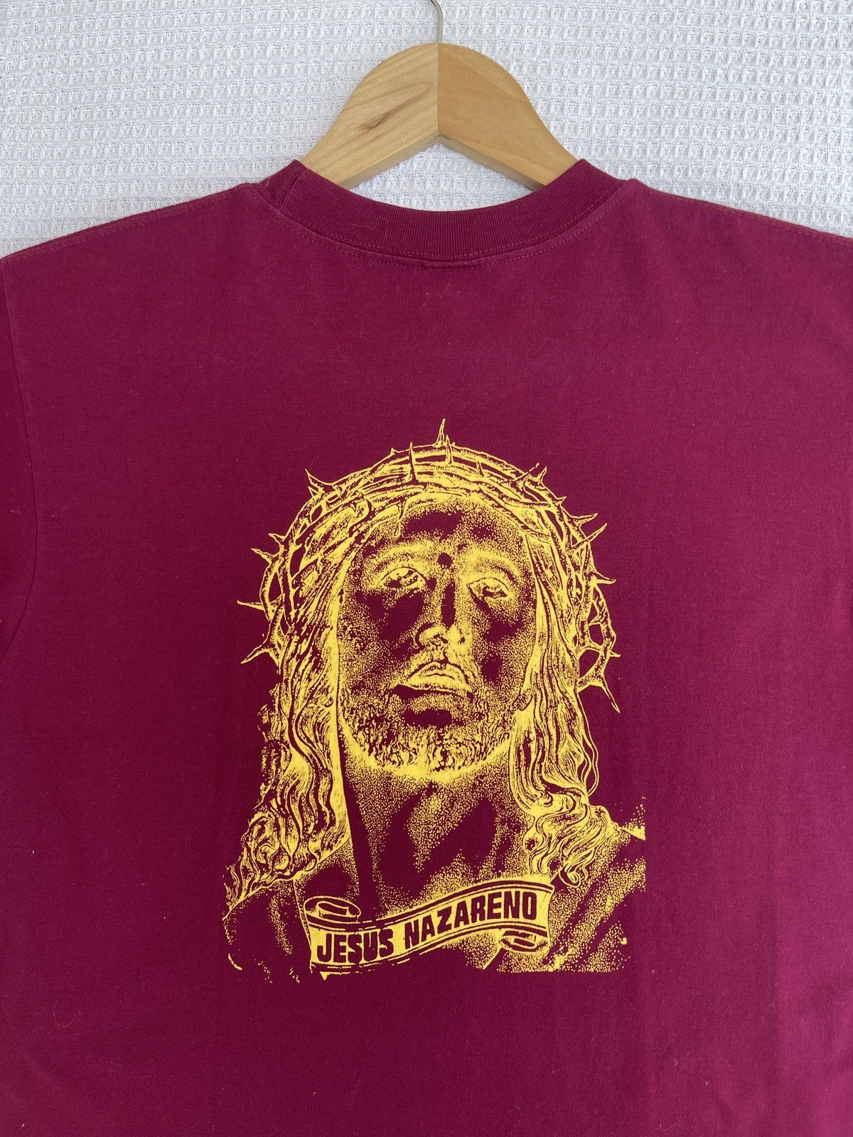 Band Tees × Vintage Last Drop🔥Rare🔥Vintage JESUS Nazareno T-Shirt Size US M / EU 48-50 / 2 - 8 Thumbnail