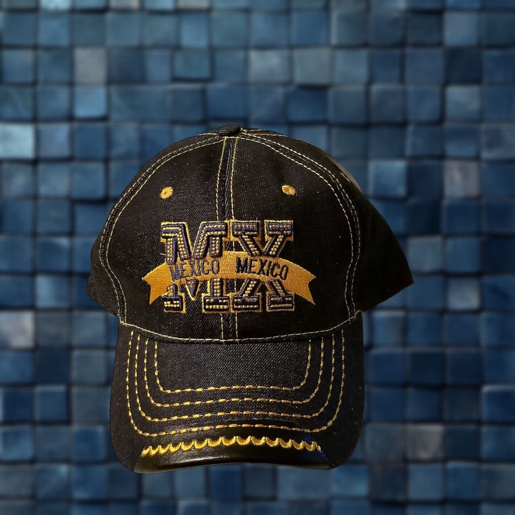 Vintage VINTAGE Cali Mexico Baseball Cap Men Adjustable Black Adult Size ONE SIZE - 1 Thumbnail