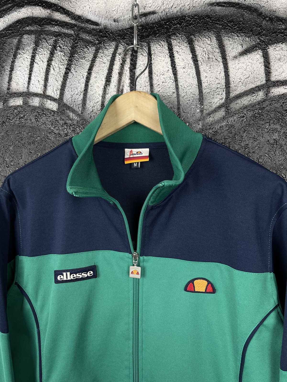 Ellesse Ellesse Casual Full Zip Green Track Top Jacket Men’s Size Medium Size US M / EU 48-50 / 2 - 5 Thumbnail