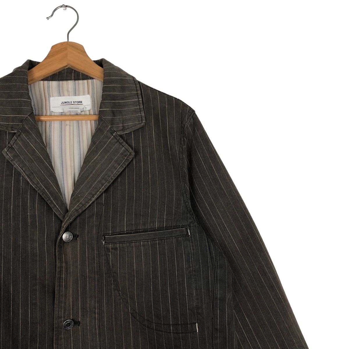 Japanese Brand 🔥Vtg Hikory Chore Jacket Jungle Storm Issey Miyake Japan Size US L / EU 52-54 / 3 - 6 Thumbnail
