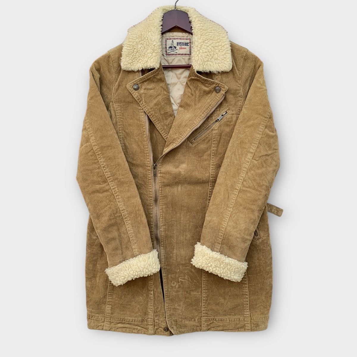 Hysteric Glamour HYSTERIC GLAMOUR CORDUROY SHERLING JACKET BROWN SHERPA COLLA Size US S / EU 44-46 / 1 - 2 Thumbnail