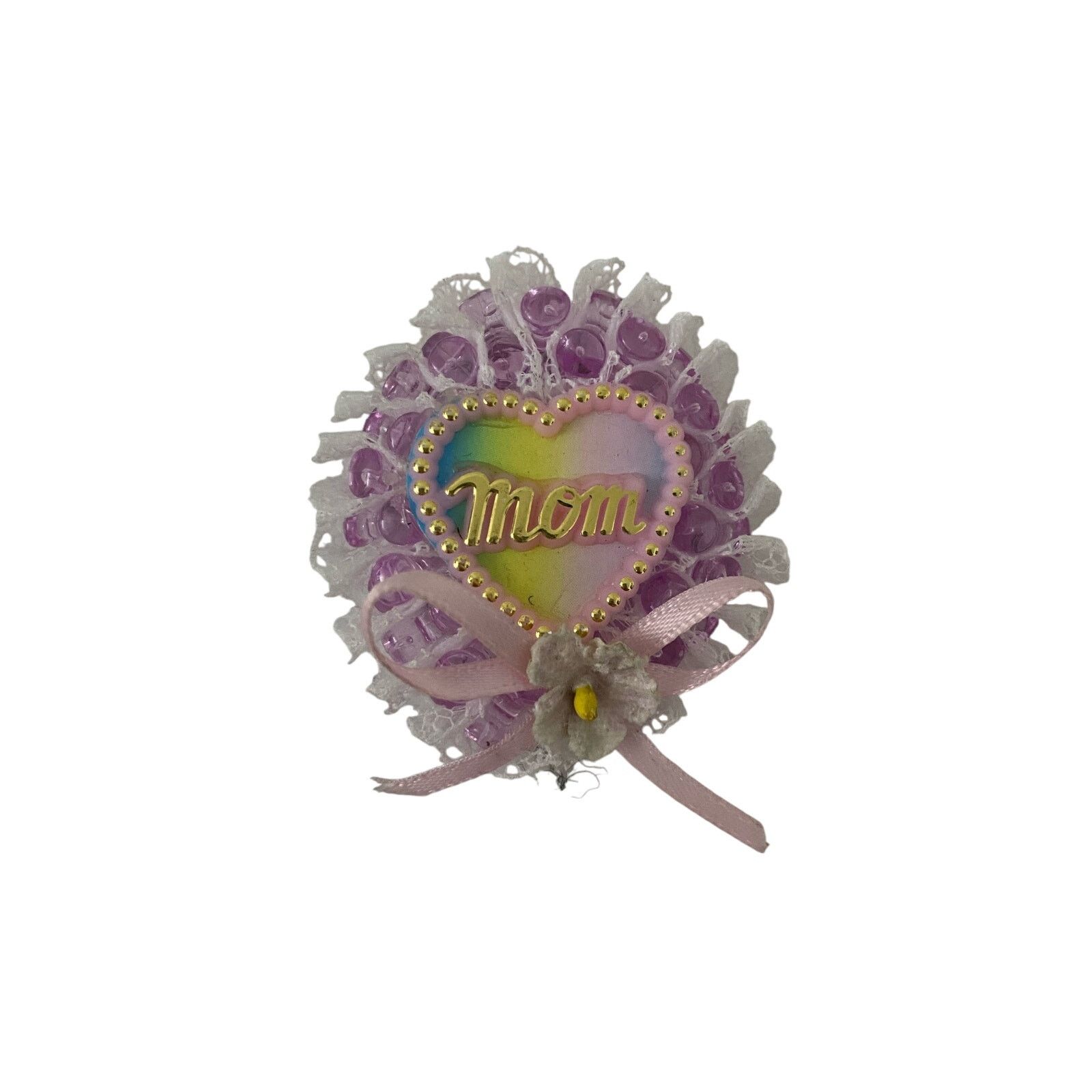 Other Frilly pink Mom pin Size ONE SIZE - 1 Thumbnail