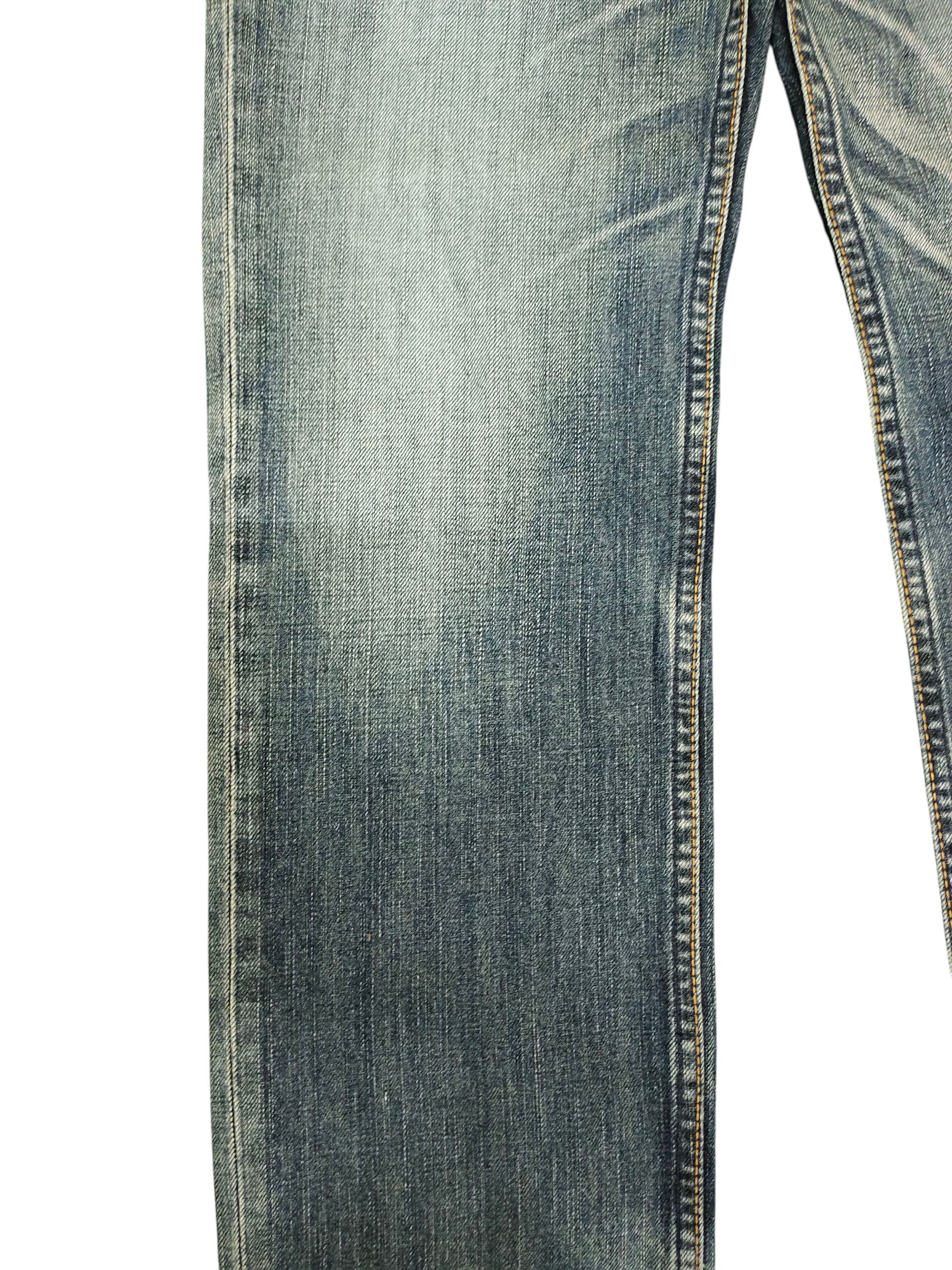 Kapital Vintage Levis 702 Clawmark Distress Faded Denim Jeans Size US 29 - 4 Thumbnail