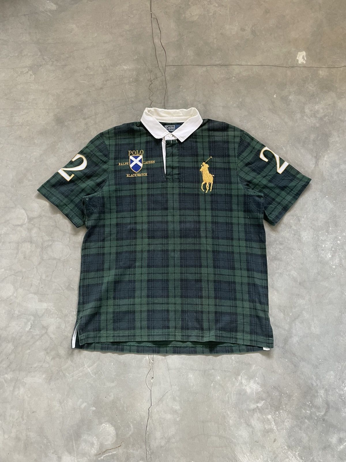 Polo Ralph Lauren Rare Polo Ralph Lauren Black Watch Tartan Chief Keef Style Size US XL / EU 56 / 4 - 1 Thumbnail