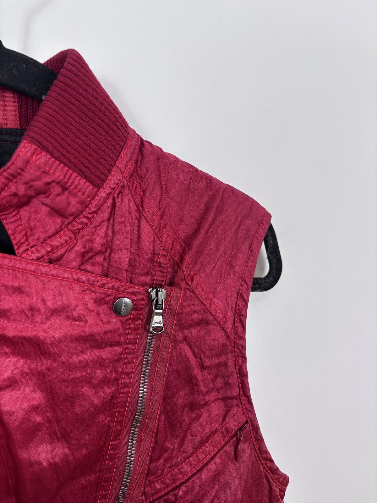 Other Vintage French Archival Women’s Red Vest Gilet Jacket Size M / US 6-8 / IT 42-44 - 6 Thumbnail