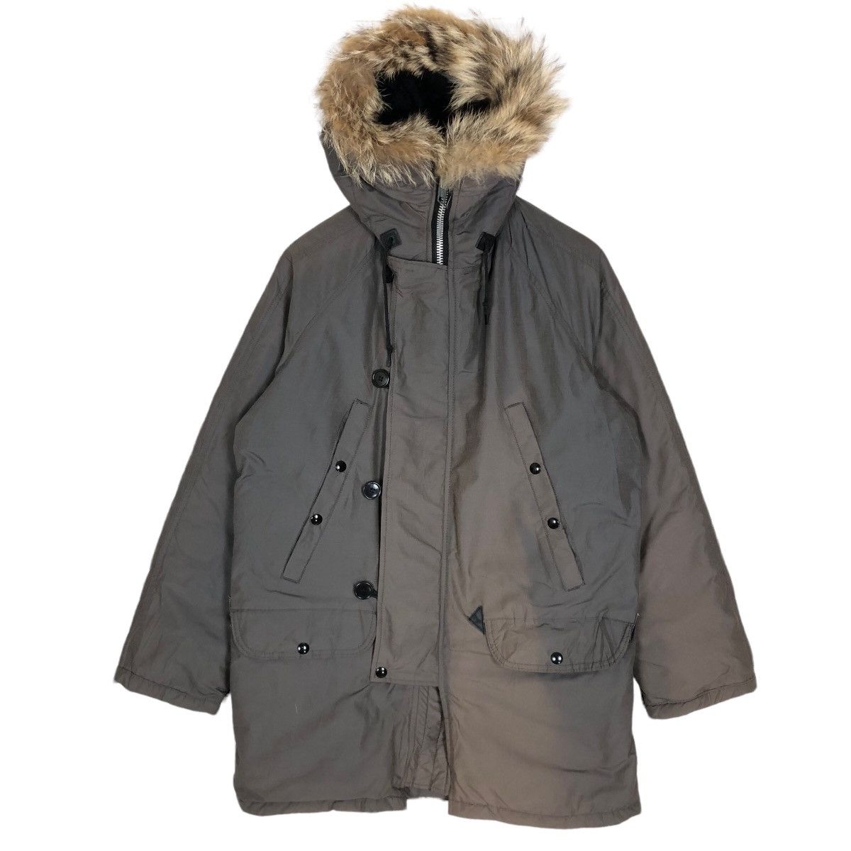 I. Spiewak And Sons Vintage 90s Golden Fleece By Spiewak M-65 Hooded Furs Jacket Size US M / EU 48-50 / 2 - 1 Thumbnail