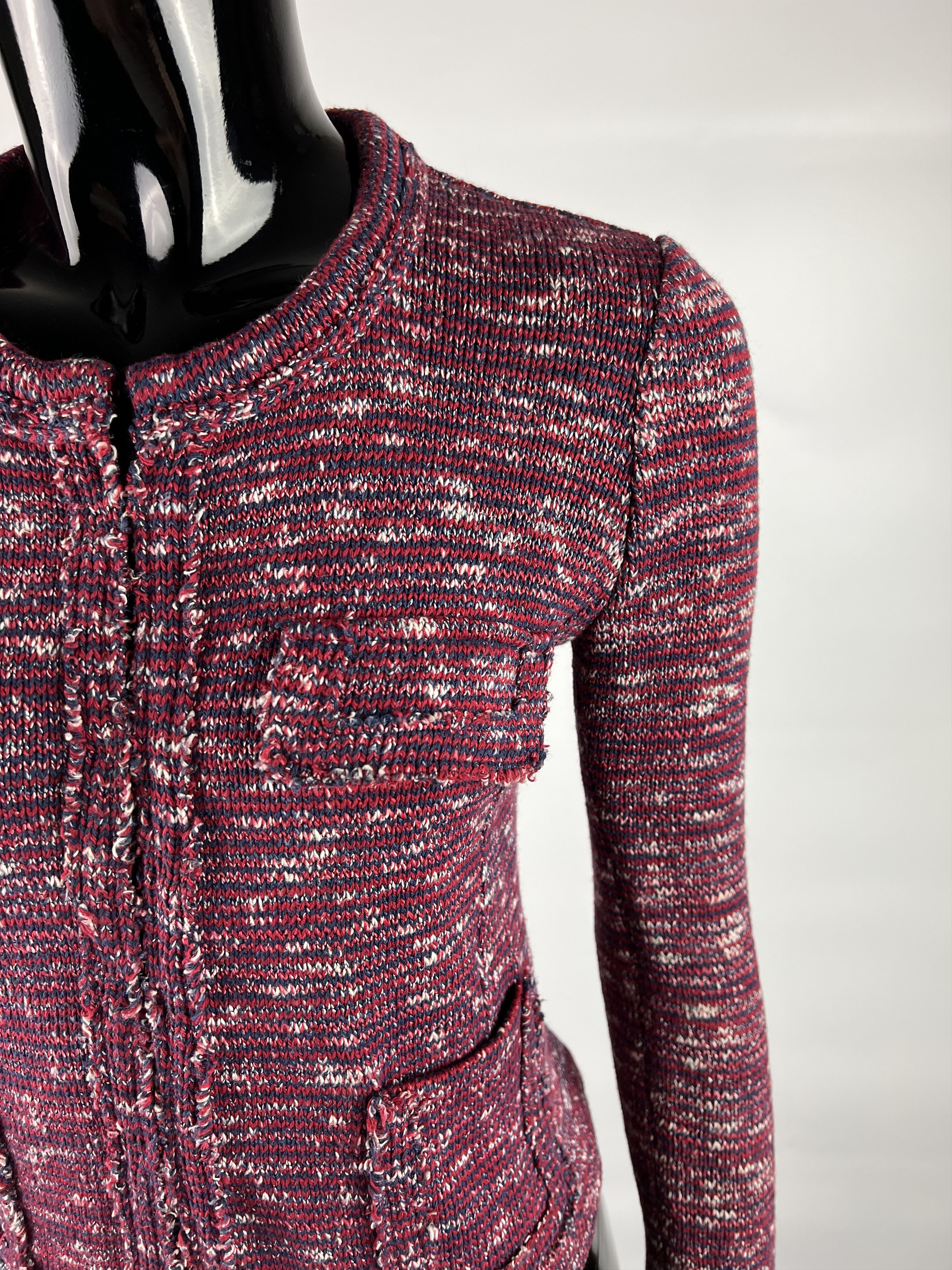 Isabel Marant × Isabel Marant Etoile Isabel Marant Jacket Cropped Marled Knit Cotton Size 36 Size XS / US 0-2 / IT 36-38 - 5 Thumbnail