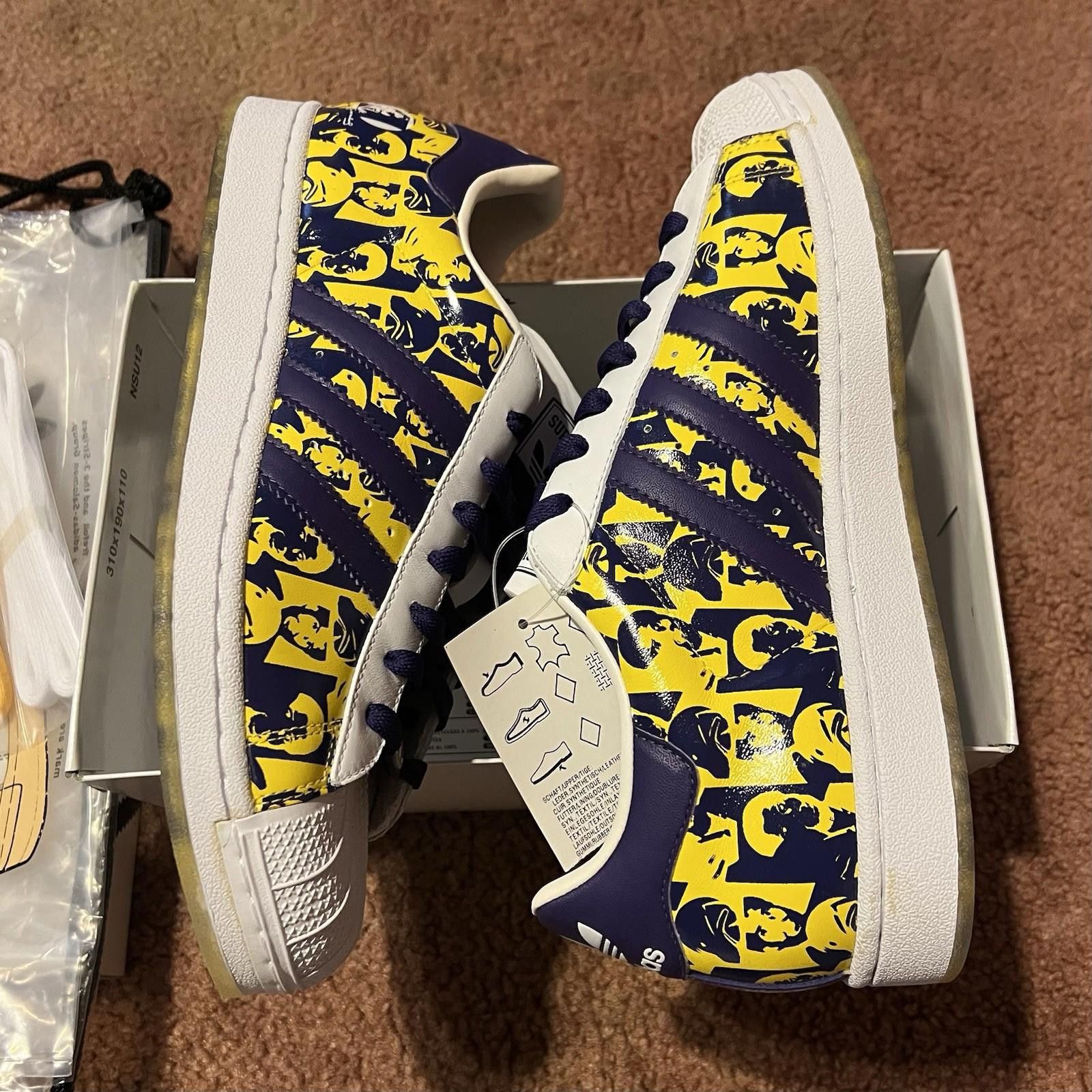 ADIDAS 35th ANNIVERSARY SUPERSTAR KAREEM ANDY WARHOL 133748