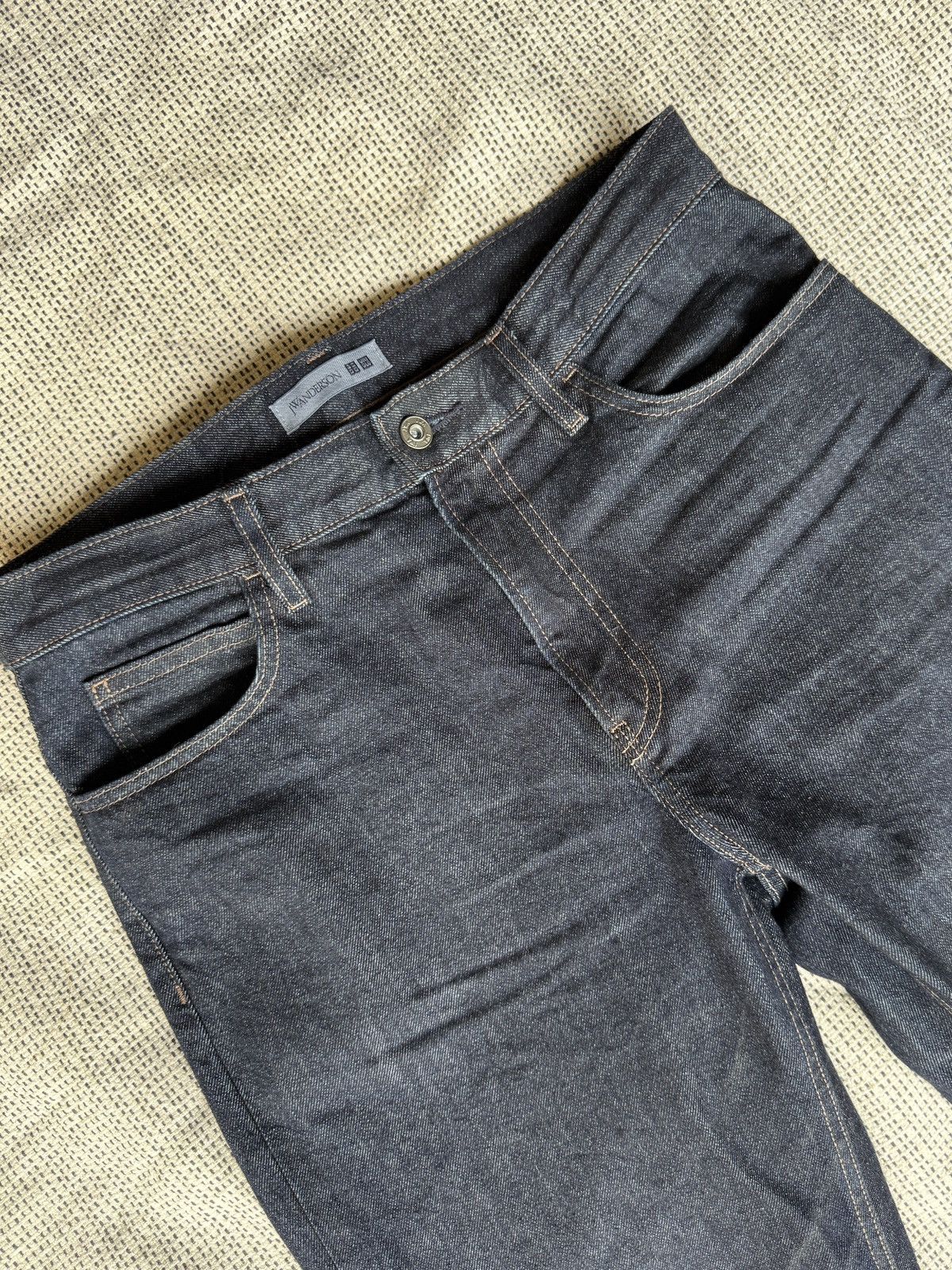 Japanese Brand 2025 Uniqlo x JW Anderson Raw denim Jeans Size US 34 / EU 50 - 5 Thumbnail