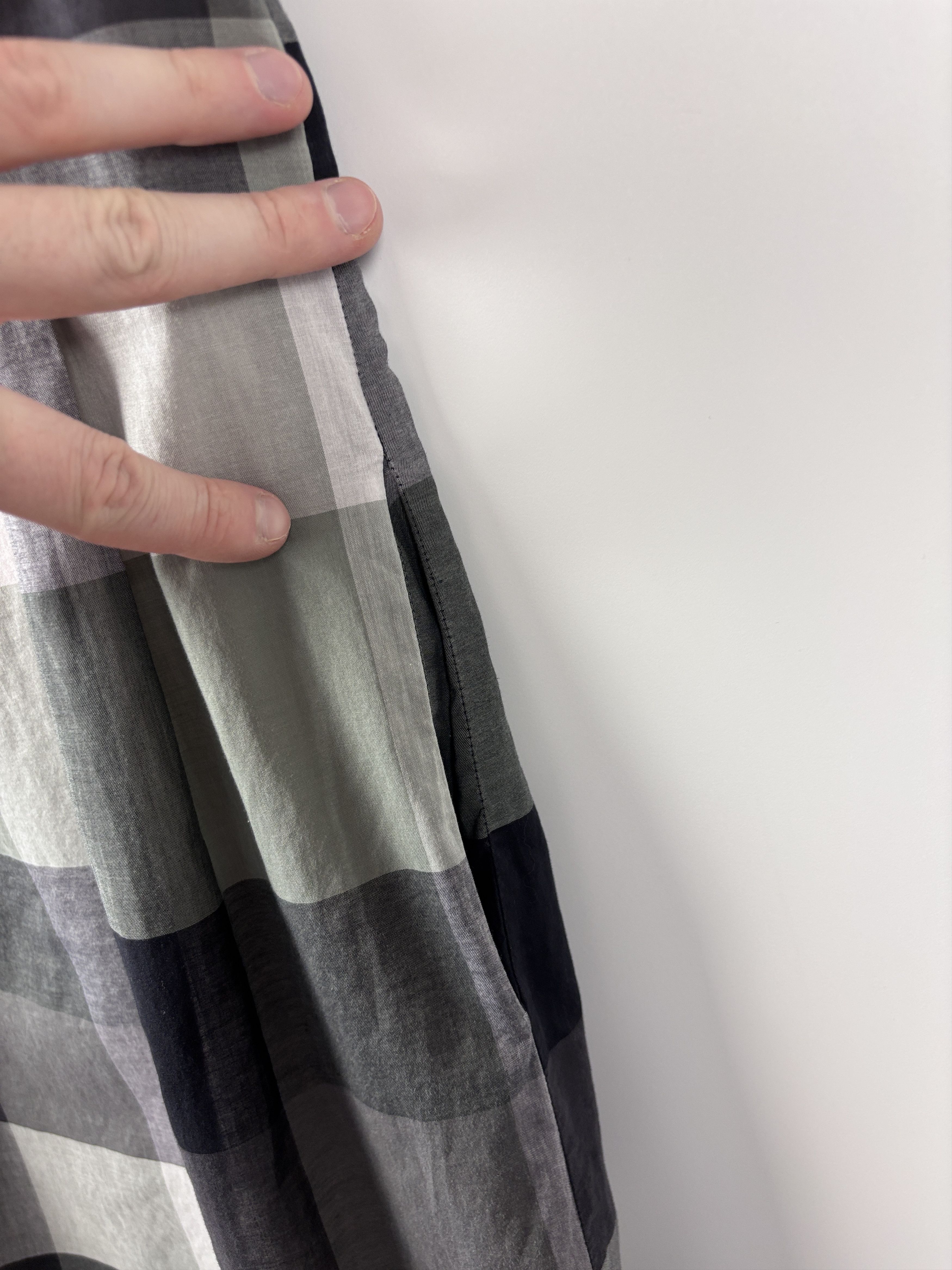 Paul Smith Womens Paul Smith Check Sleeveless Dress Gray Size ~S Size S / US 4 / IT 40 - 5 Thumbnail