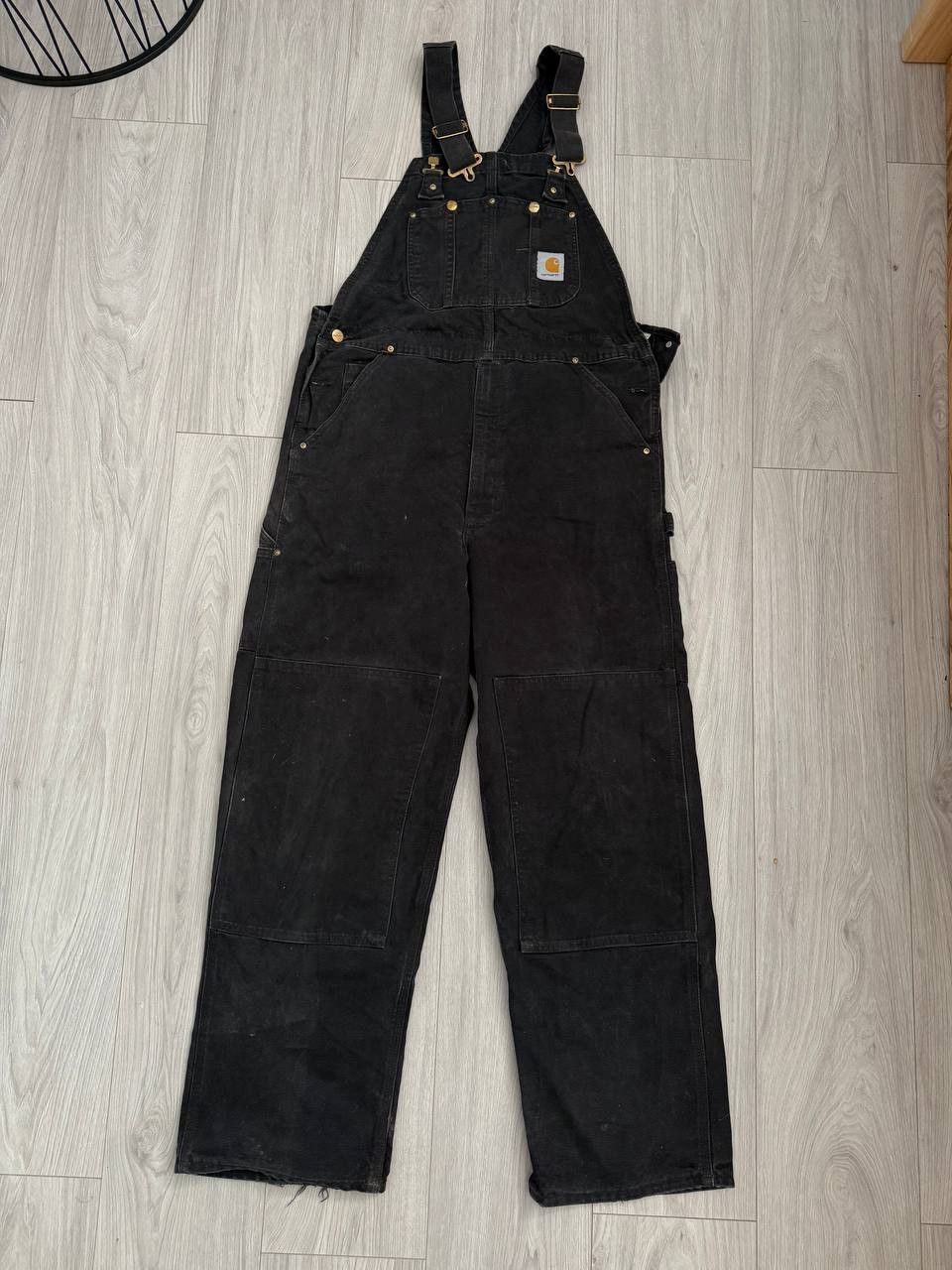 Carhartt Vintage Carhartt Baggy double knee Work canvas overalls USA Size US 32 / EU 48 - 1 Thumbnail
