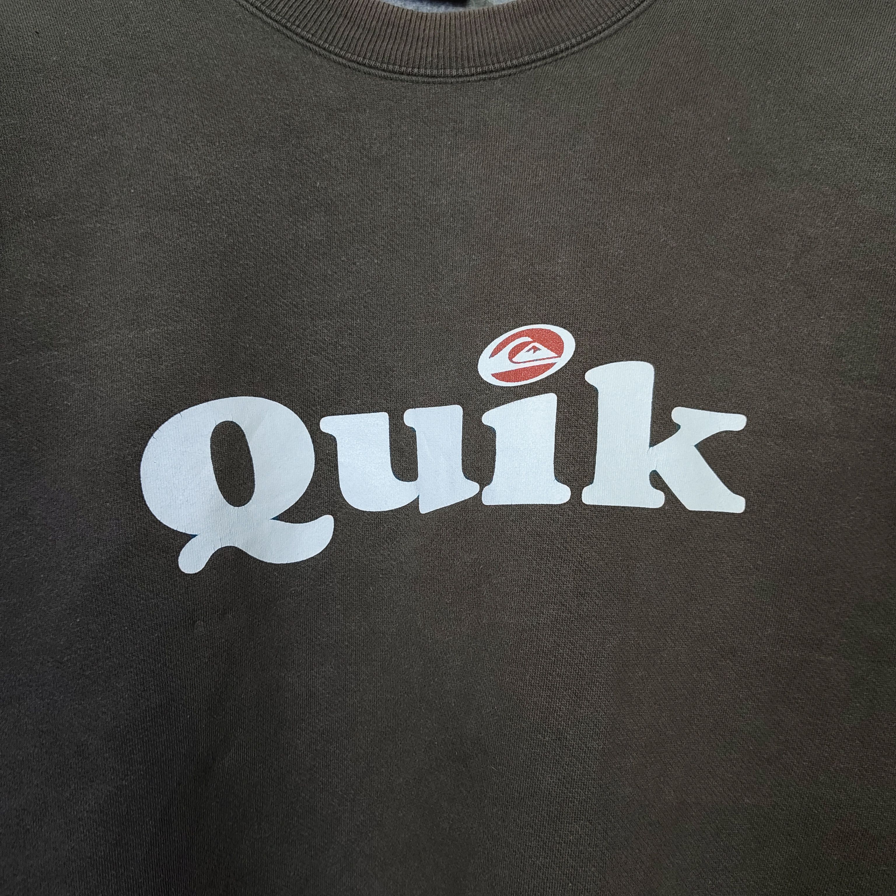 Quiksilver Vintage 90s QUIKSILVER Spellout Sweatshirt Size US L / EU 52-54 / 3 - 3 Thumbnail