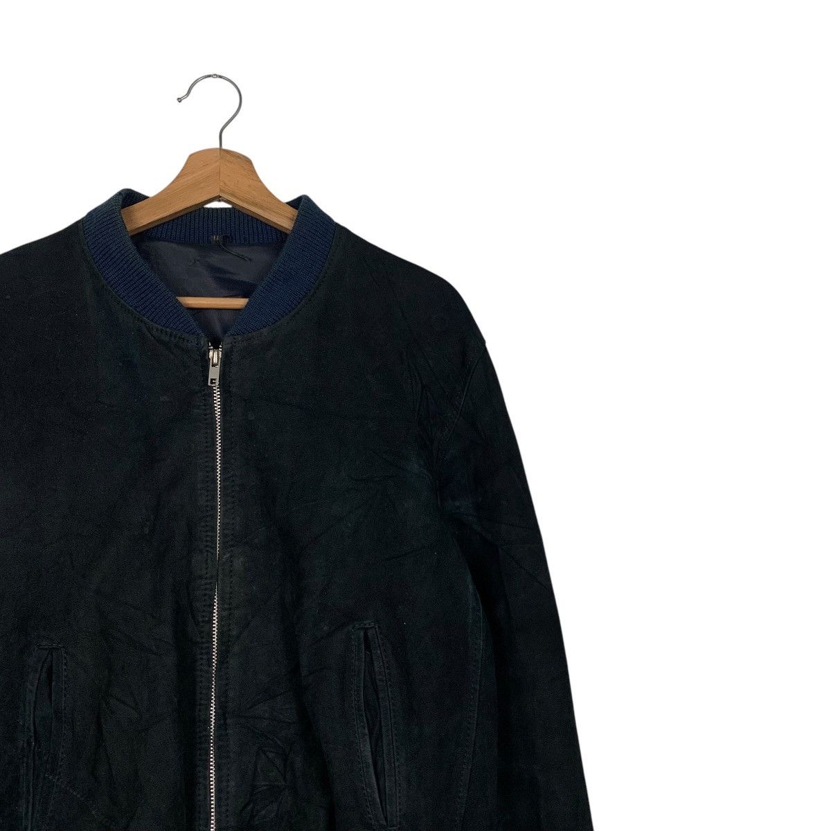 Vintage Vintage 90's Unbrand Suede Leather Jacket #2619-C118 Size US L / EU 52-54 / 3 - 5 Thumbnail