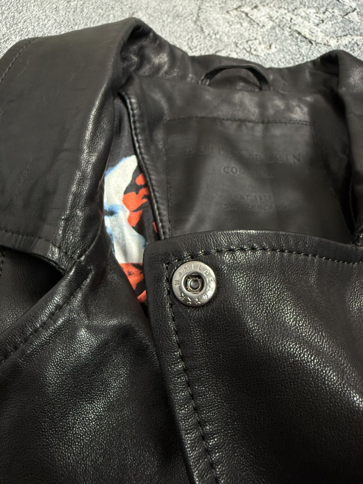 Philipp Plein Philipp Plein Couture Leather Biker Jacket Size M Size M / US 6-8 / IT 42-44 - 20 Thumbnail