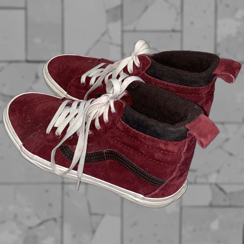 Vans VANS High Top Sneakers Mens Red Lace Up Suede Size 7.5 US 7.5 UK 6.5 EU 40 Shoes Athletic Sneaker Size US M / EU 48-50 / 2 - 1 Thumbnail