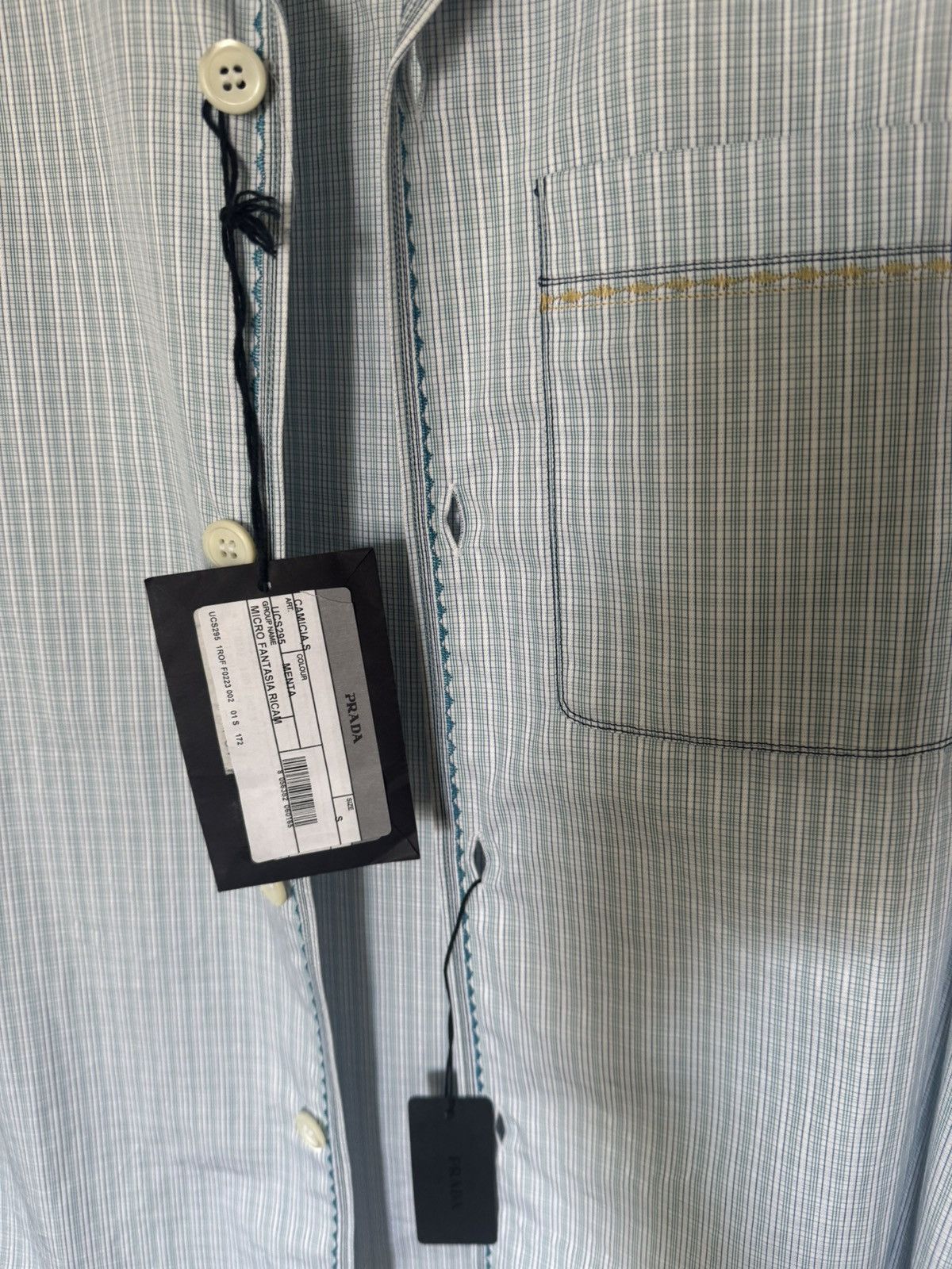 Prada Prada Short Sleeve Embroidered Bowling Shirt Size US S / EU 44-46 / 1 - 4 Thumbnail
