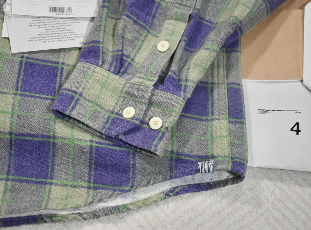 Visvim Visvim 23aw Pioneer Khadi Check Shirt size4 Size US XL / EU 56 / 4 - 6 Thumbnail