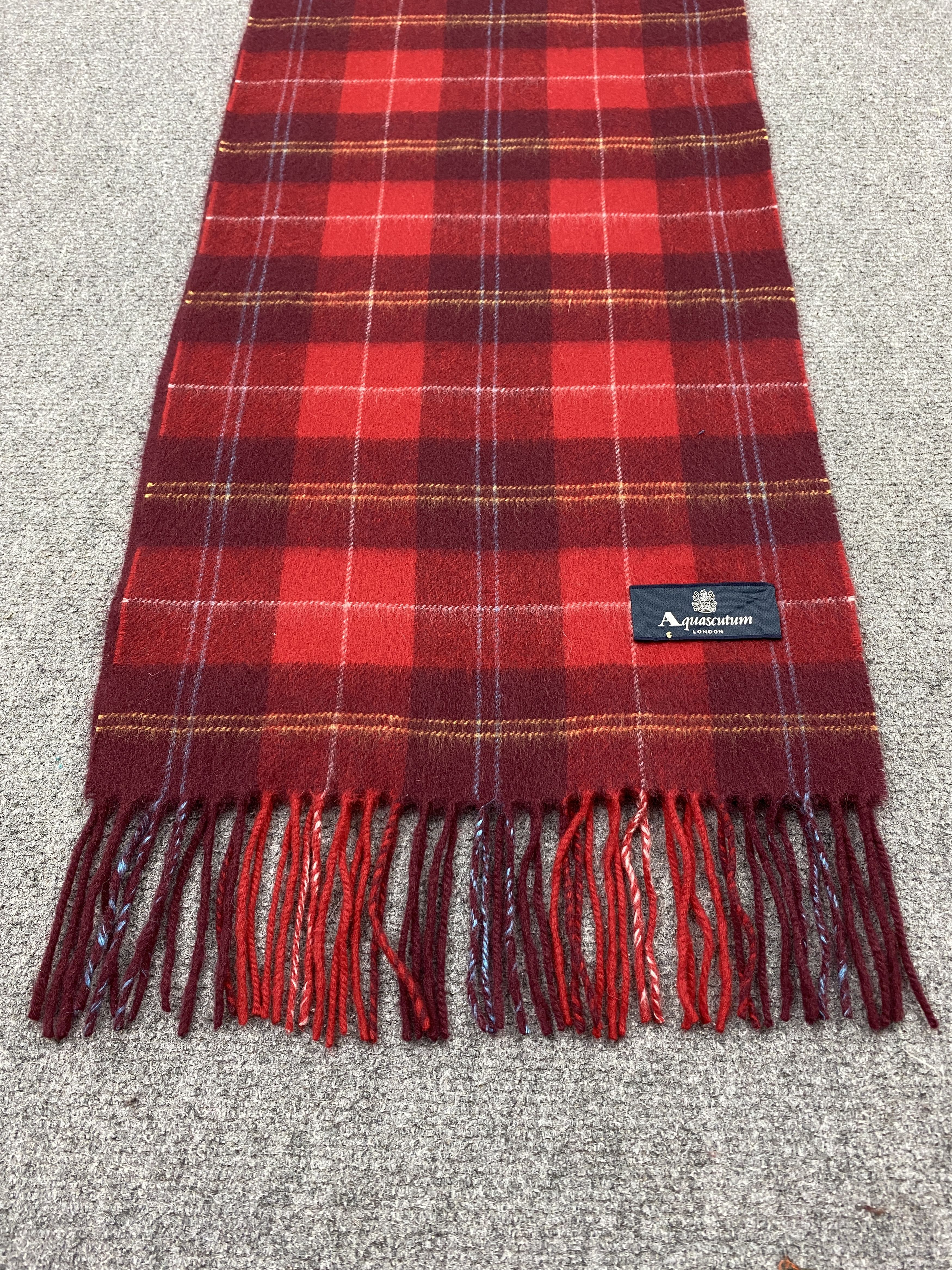 Aquascutum Aquascutum Scarf Muffler Cashmere Neckwear - SC0115 Size ONE SIZE - 8 Thumbnail