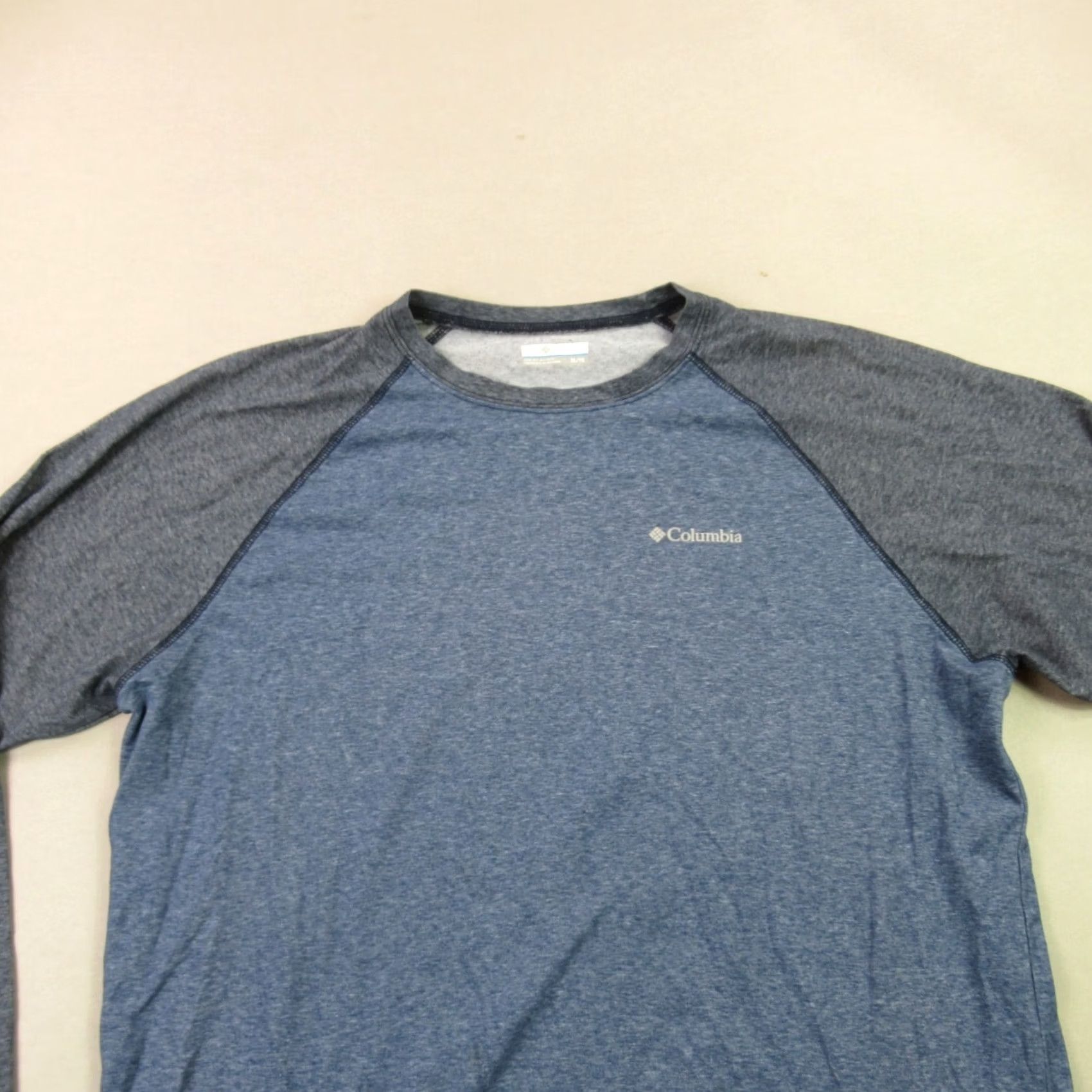 Vintage Columbia Shirt Men XL Long Sleeve Crew Neck blue Lightweight Size US XL / EU 56 / 4 - 3 Thumbnail