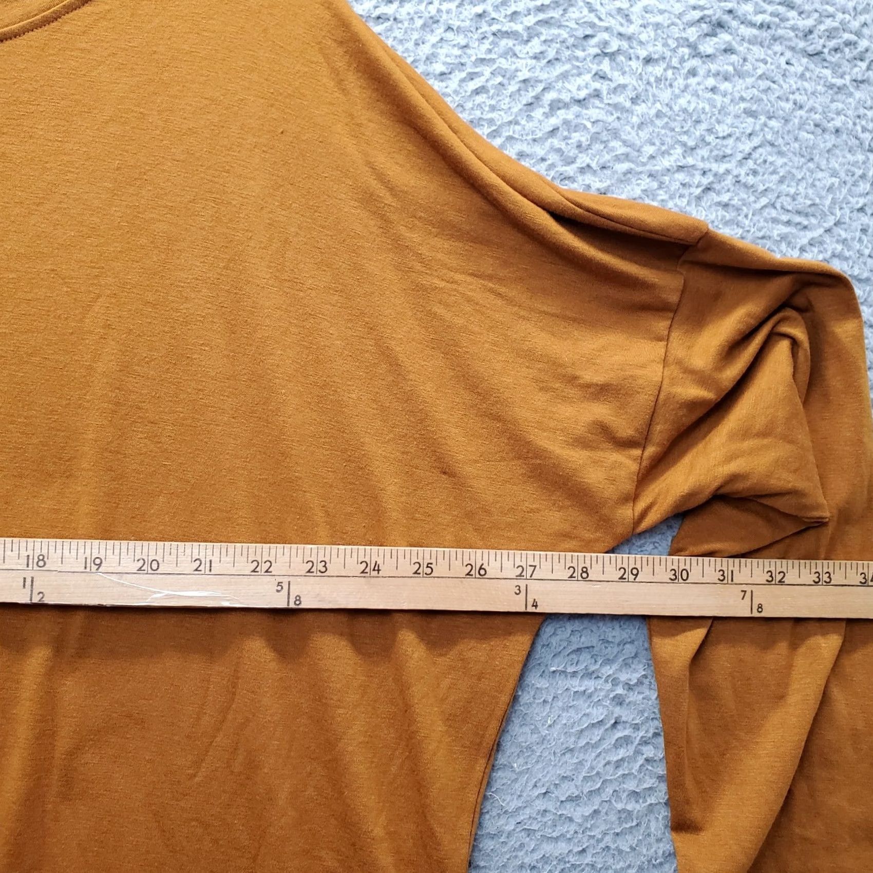 Vintage Pretty Garden Shirt Womens XXL Brown Stretch 3/4 Sleeve Crew Neck Pullover Size XXL / US 16-18 / IT 52-54 - 4 Thumbnail