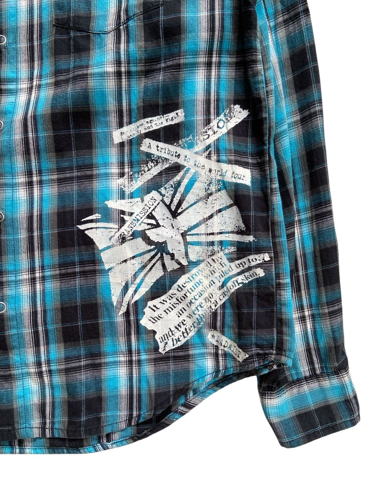 Japanese Brand DADAIST PUNK POEM BUTTON DOWN SHIRT Size US L / EU 52-54 / 3 - 5 Thumbnail