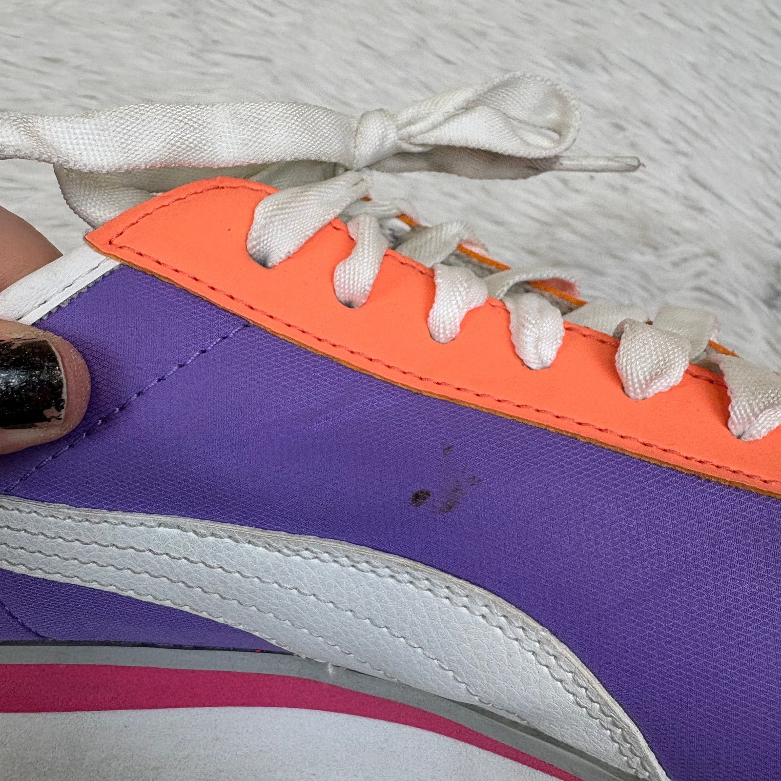 Puma Puma Roma Amor Logo Platform Sneaker Luminous Purple 10 Size US 10 / IT 40 - 10 Thumbnail