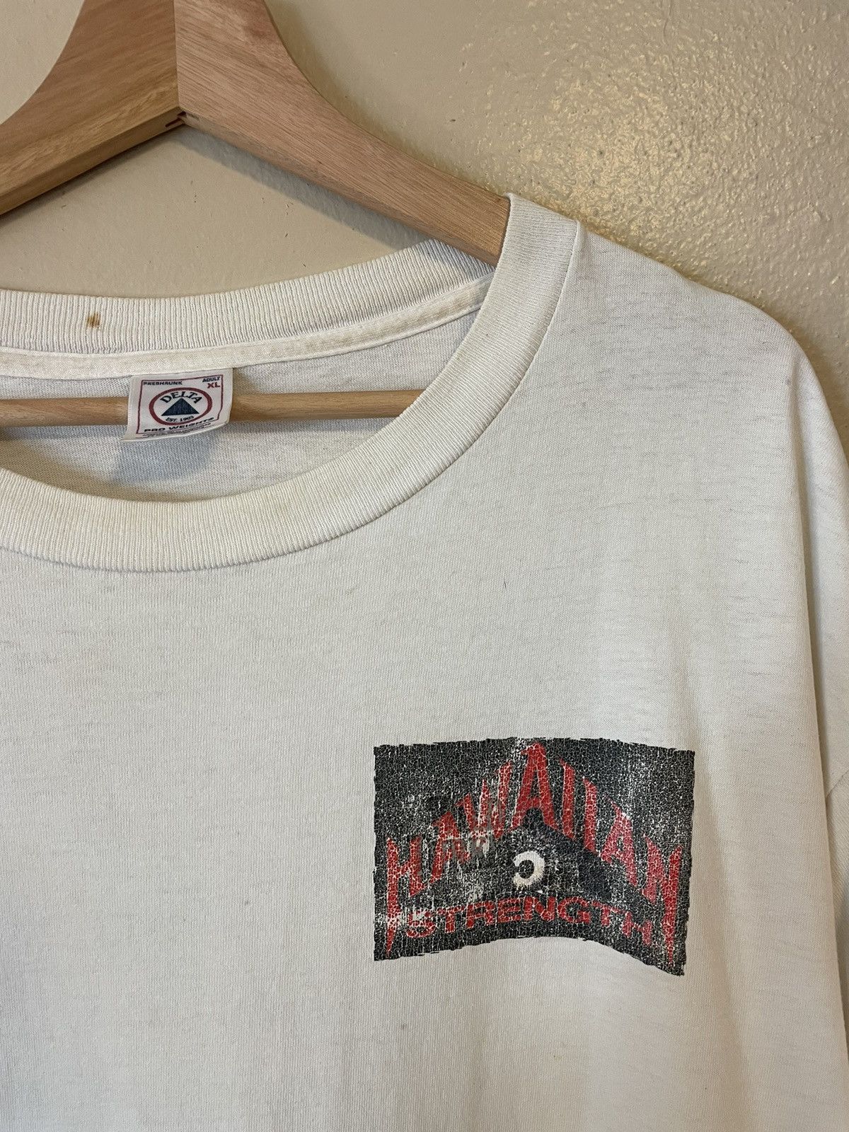Vintage Vintage 90s Hawaiian Strength Makoa Graphic Tee Size US XL / EU 56 / 4 - 4 Thumbnail
