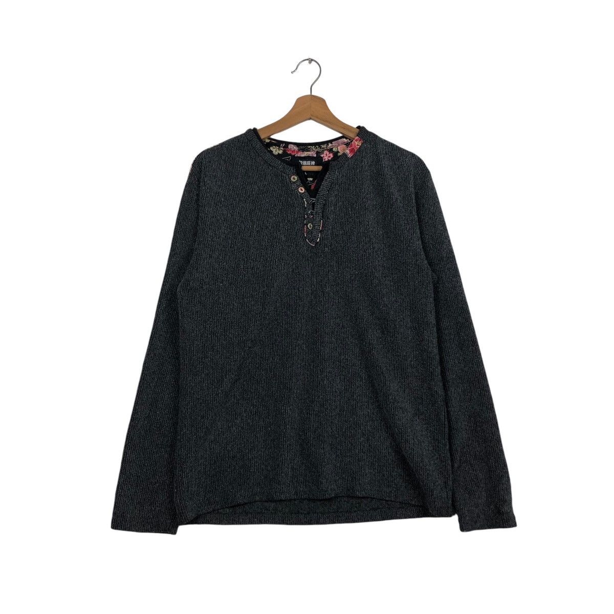 Japanese Brand 📌Vintage Sukajan Long Sleeve T-Shirt Rare Design Size US M / EU 48-50 / 2 - 2 Thumbnail
