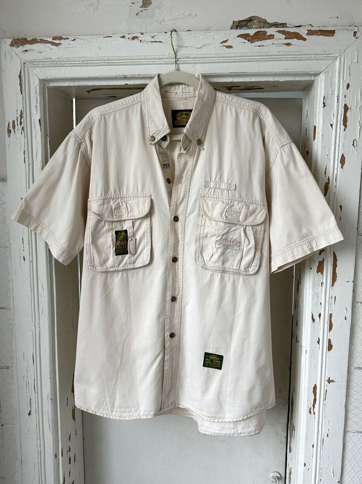 Camel Vintage Camel 1000 Miles Short Sleeve Shirt Size US L / EU 52-54 / 3 - 1 Thumbnail