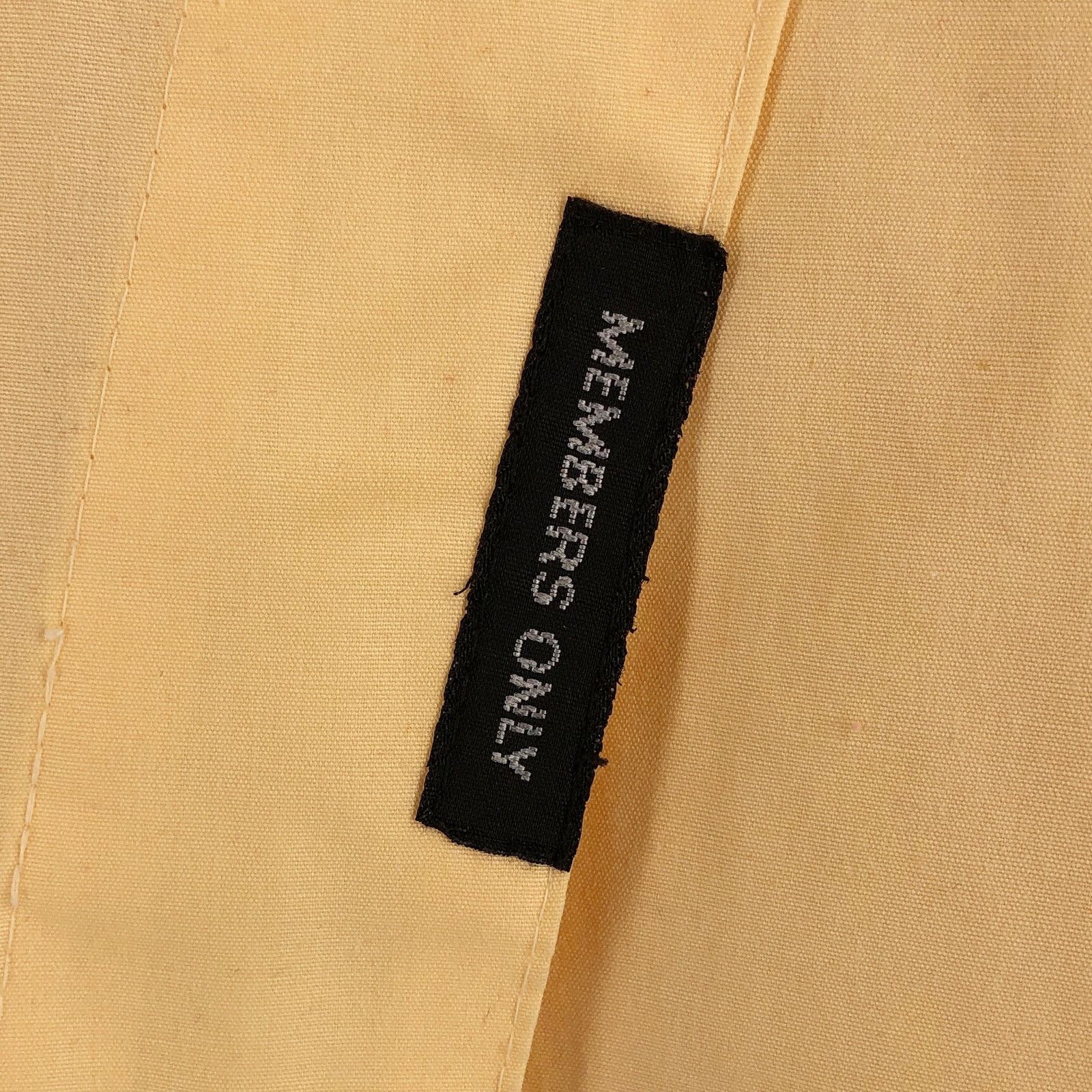 Members Only × Vintage 80s Members Only pale yellow jacket 1980s vintage Size XL / US 12-14 / IT 48-50 - 3 Thumbnail