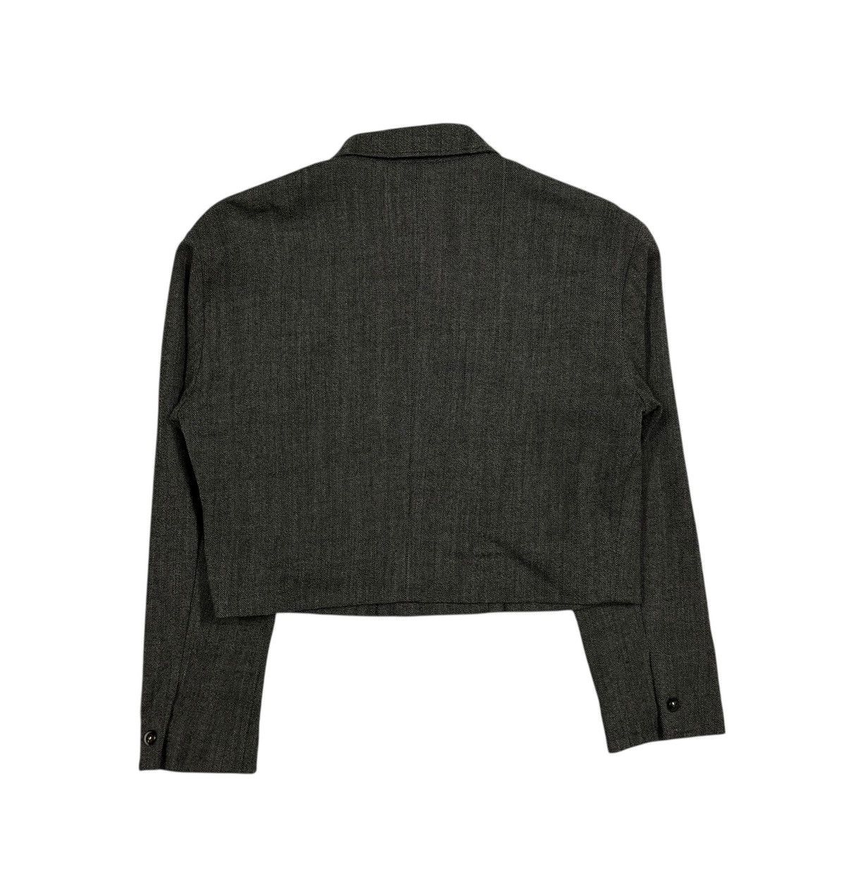 Chloe Vtg🔥90’s MissChloe Gabardine Crop Jacket Double Breasted Size S / US 4 / IT 40 - 3 Thumbnail