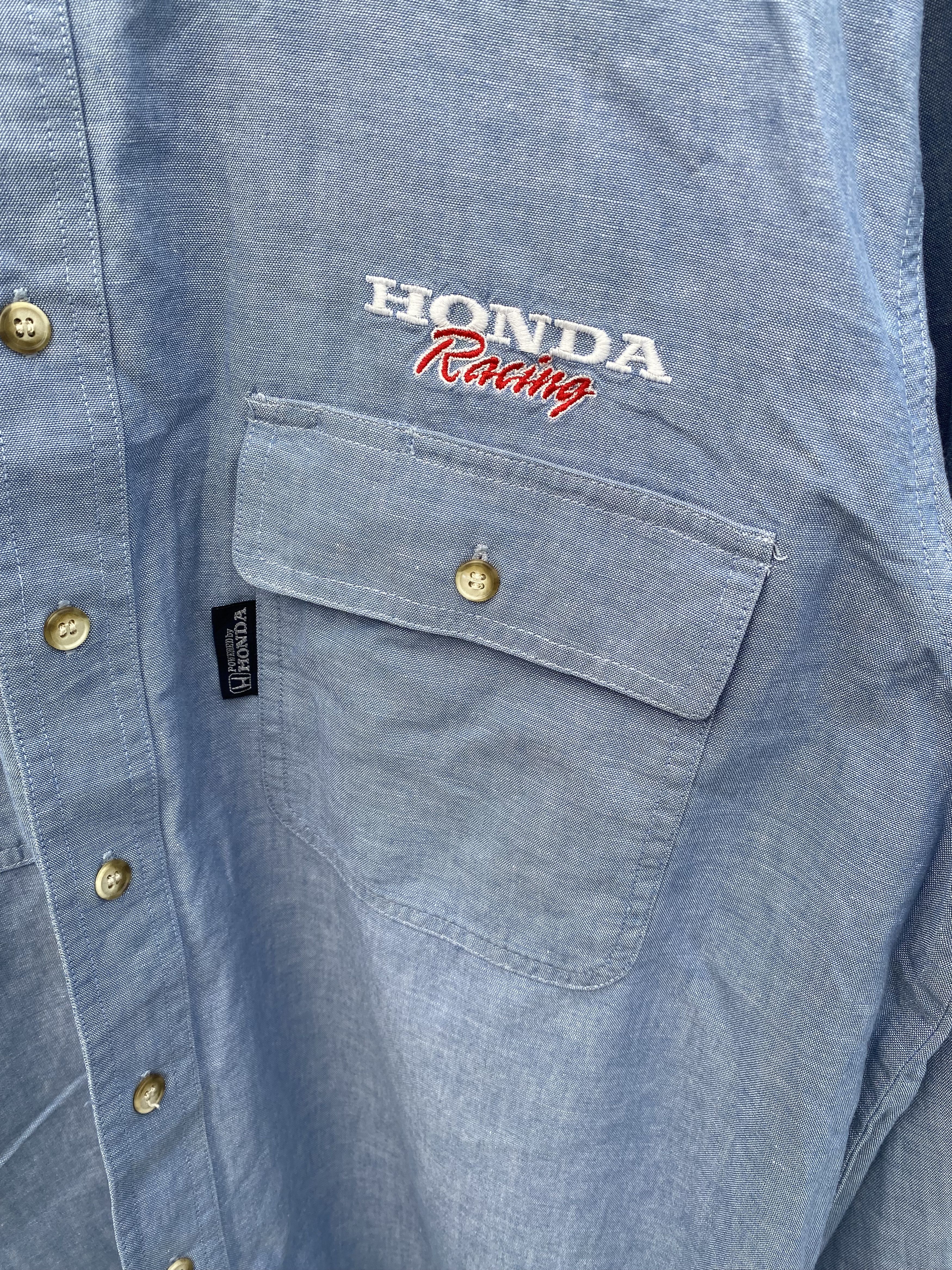 Honda Vintage Honda collection racing chambray shirts Size US L / EU 52-54 / 3 - 6 Thumbnail