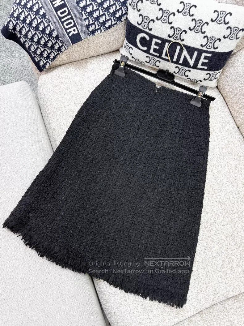 Chanel Chanel Knitted half-length skirt Size 24" / US 00 / IT 34 - 3 Thumbnail